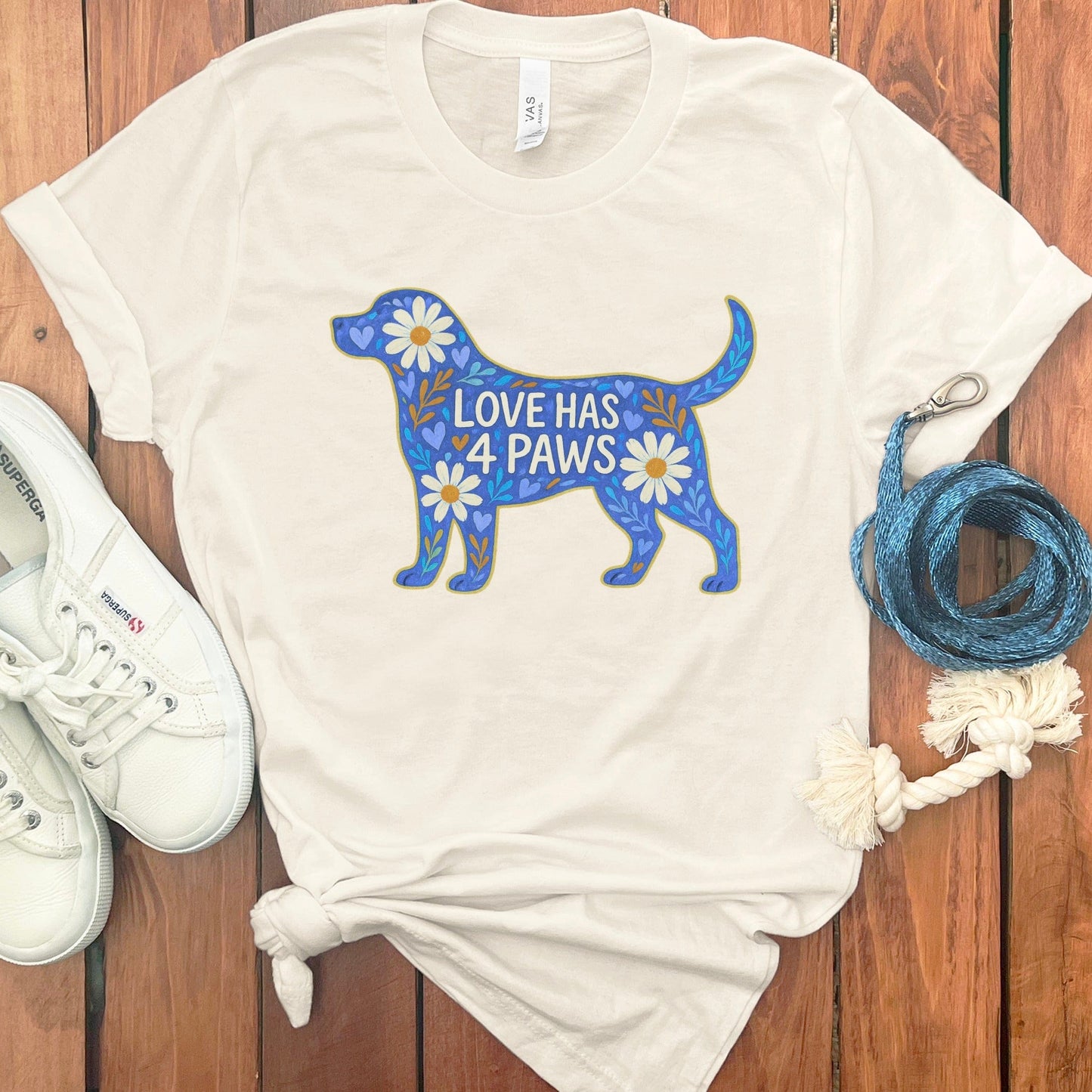 Love Has 4 Paws Dog Graphic Tee Shirt product