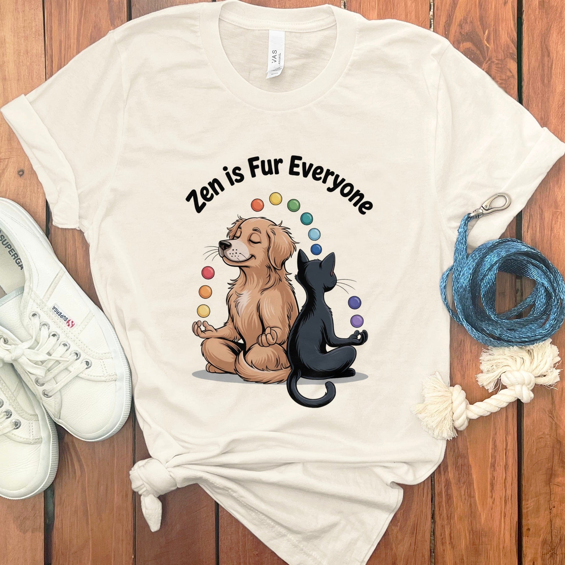 Zen is Fur Everyone Meditating Cat and Dog product type