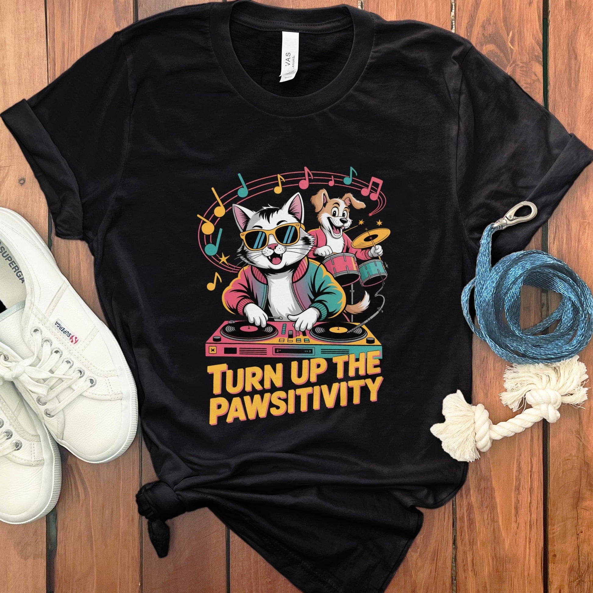 Turn Up The Pawsitivity Graphic Tee product type