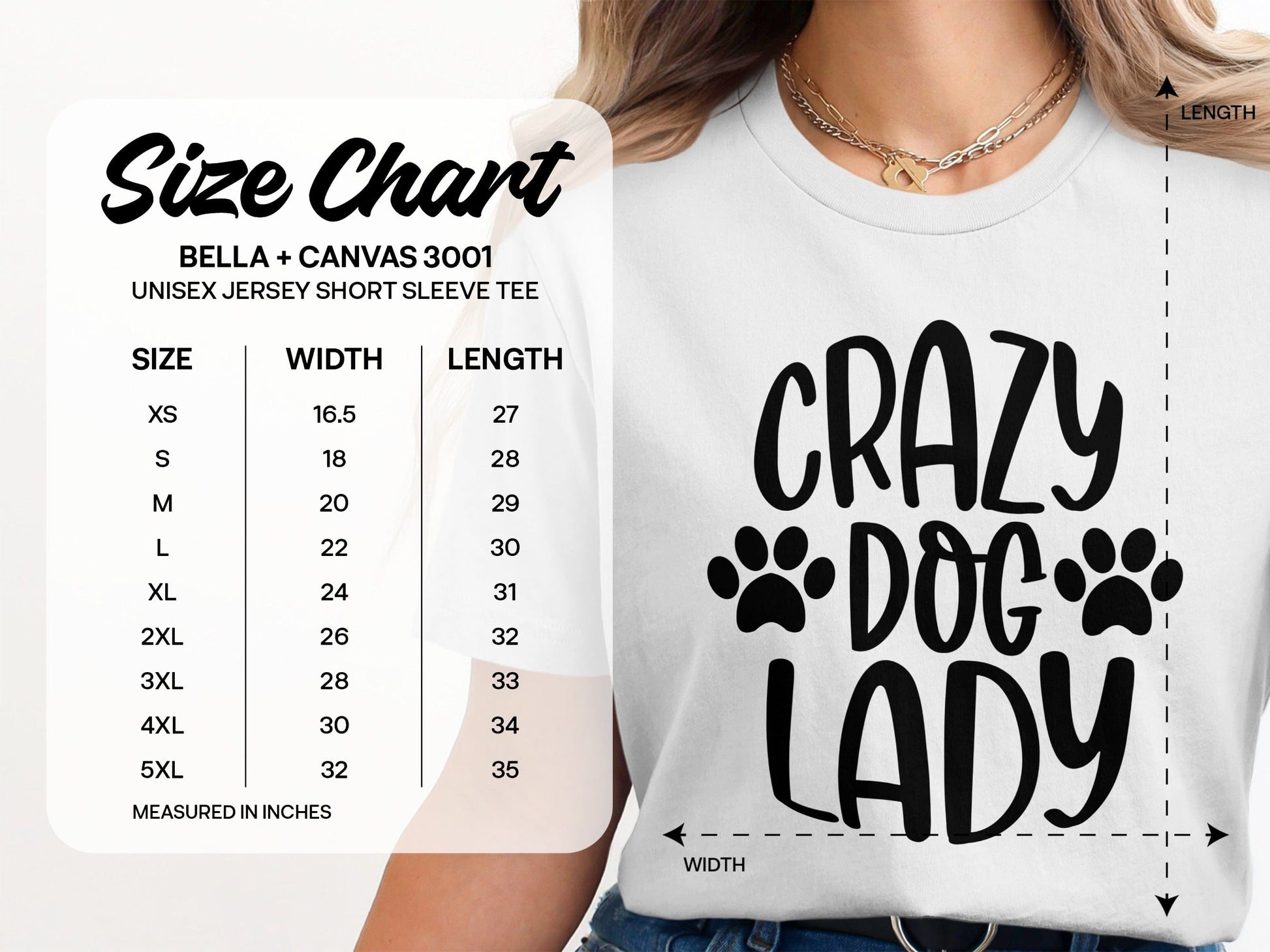 Crazy Dog Lady Unisex Jersey Short Sleeve Tee product