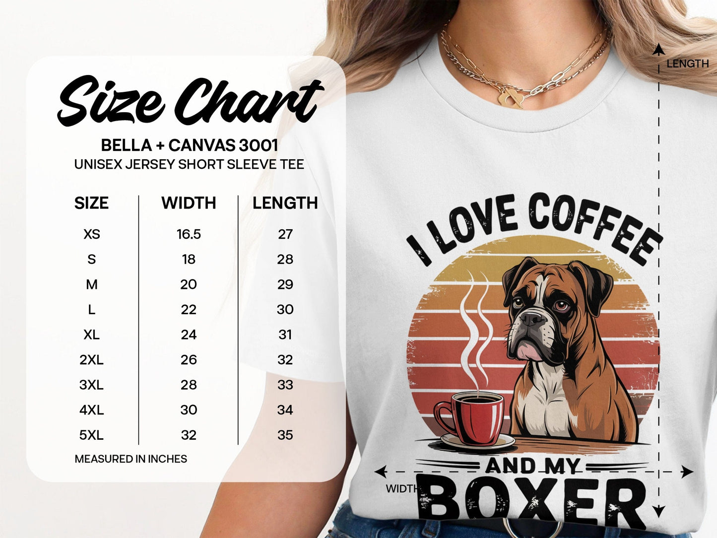 I Love Coffee And My Boxer Unisex Short Sleeve Tee product