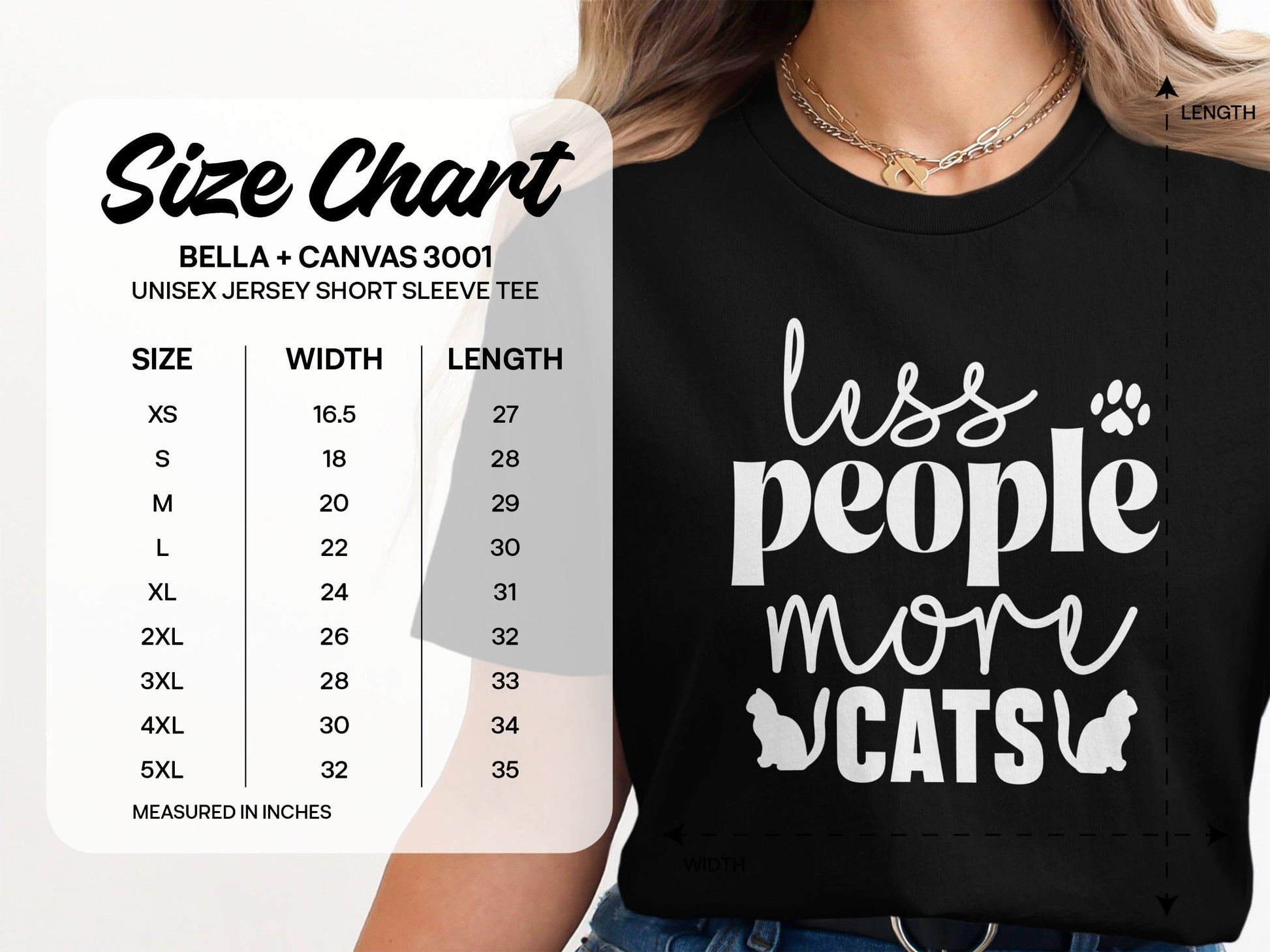Less People More Cats Unisex Jersey Short Sleeve Tee product