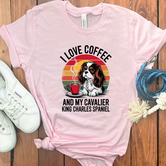 I Love Coffee and Cavalier King Charles Spaniel product