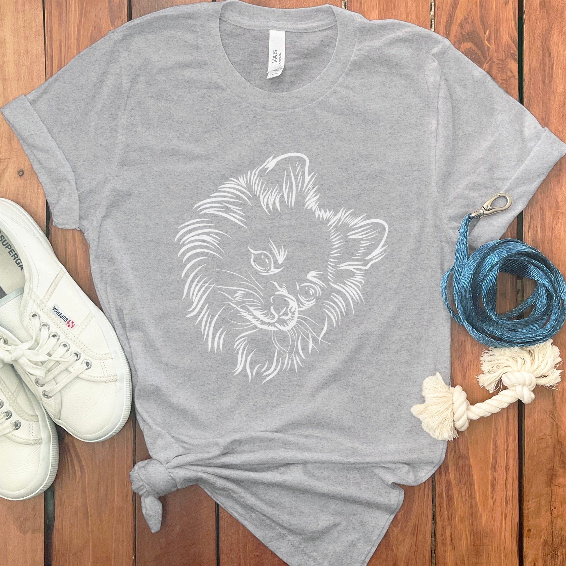 Cute Cat Illustration Short Sleeve Shirt product