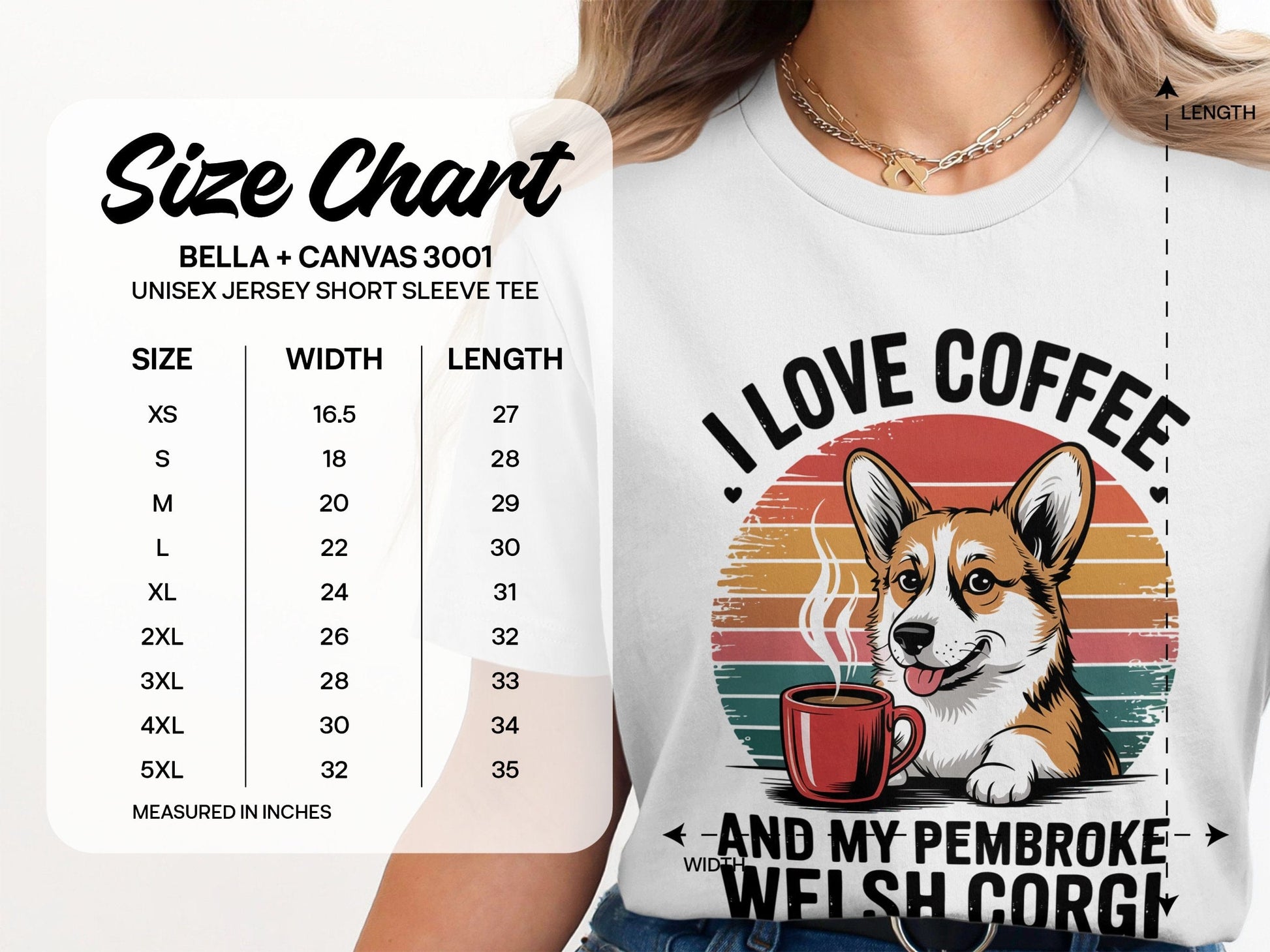 I Love Coffee and My Pembroke Welsh Corgi Tee product