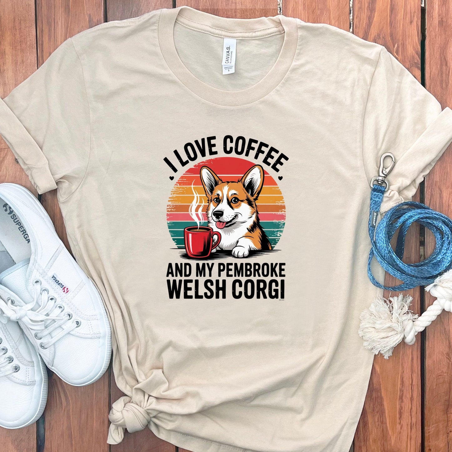 I Love Coffee And My Pembroke Welsh Corgi Shirt product