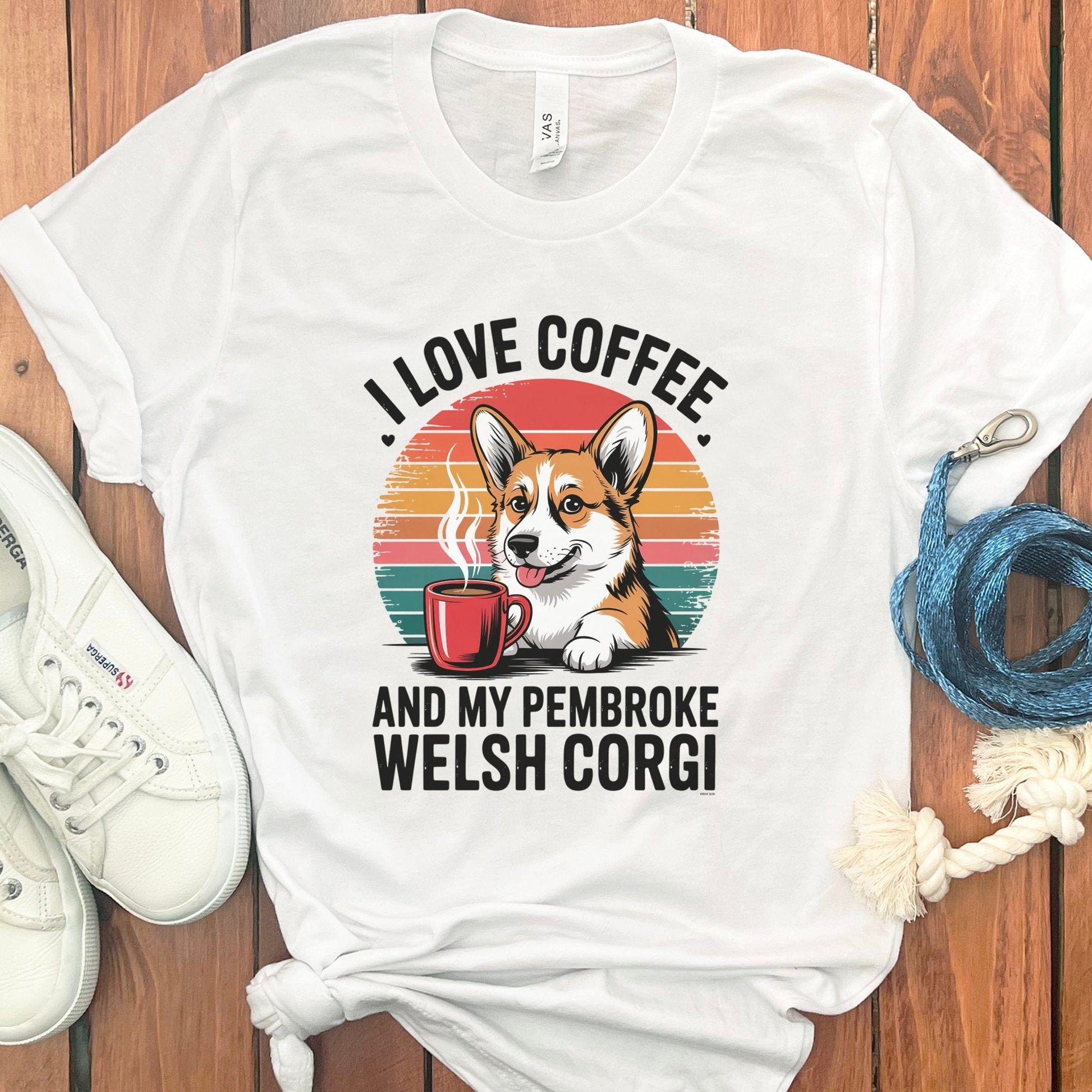 I Love Coffee And My Pembroke Welsh Corgi T-Shirt product type