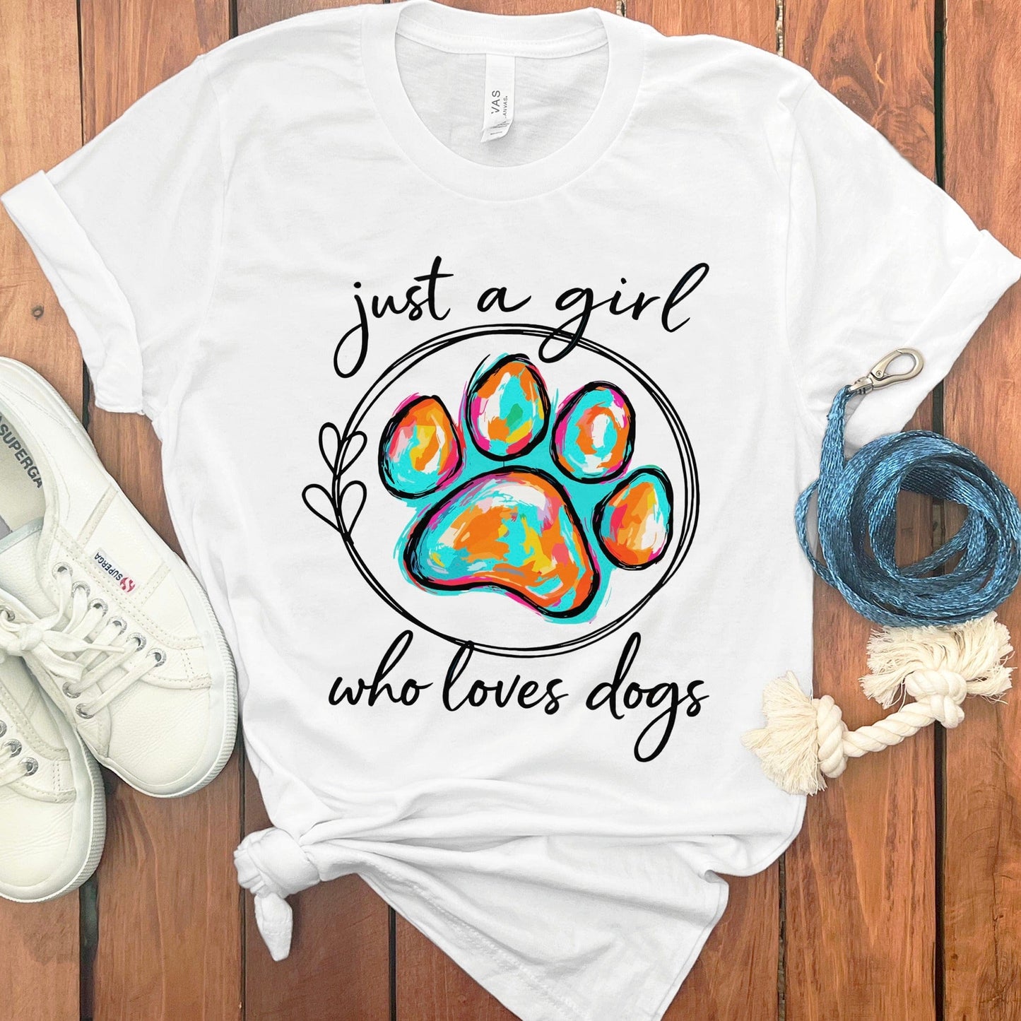 Just A Girl Who Loves Dogs Graphic T-Shirt product