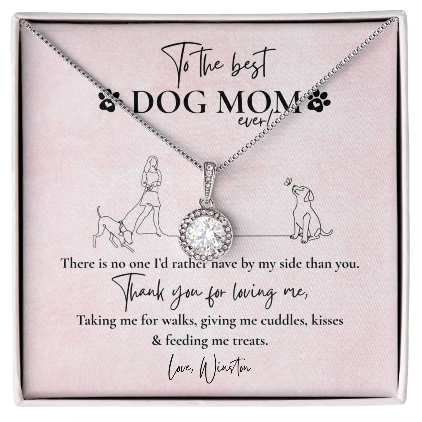 BEST DOG MOM NECKLACE
