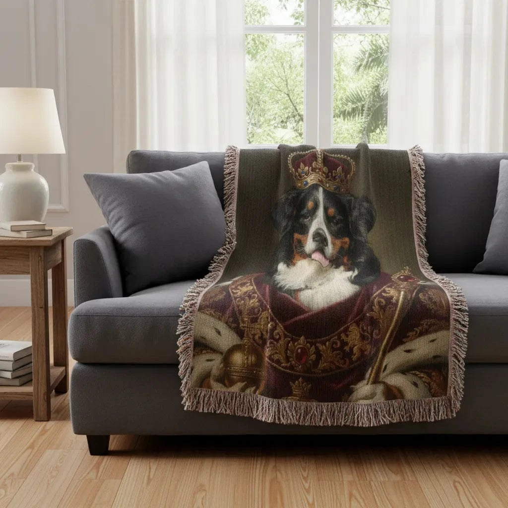 THE ROYAL PET PORTRAIT BLANKET