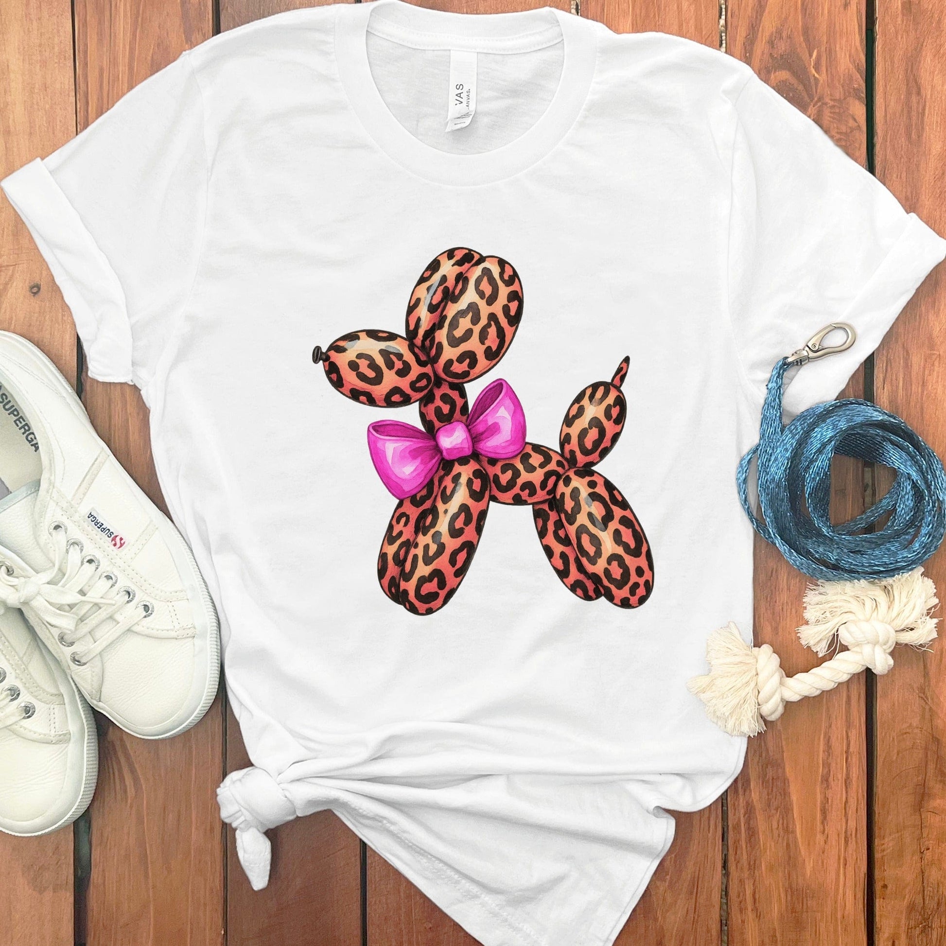 Leopard Print Balloon Animal Graphic Tee product