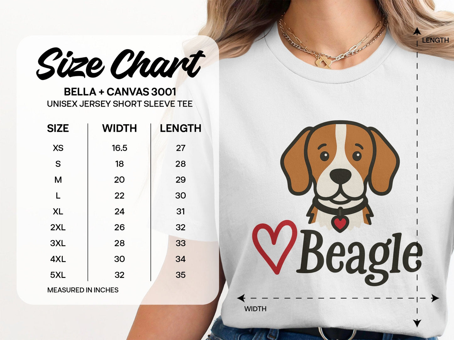 Adorable Beagle Graphic Unisex Jersey Short Sleeve product