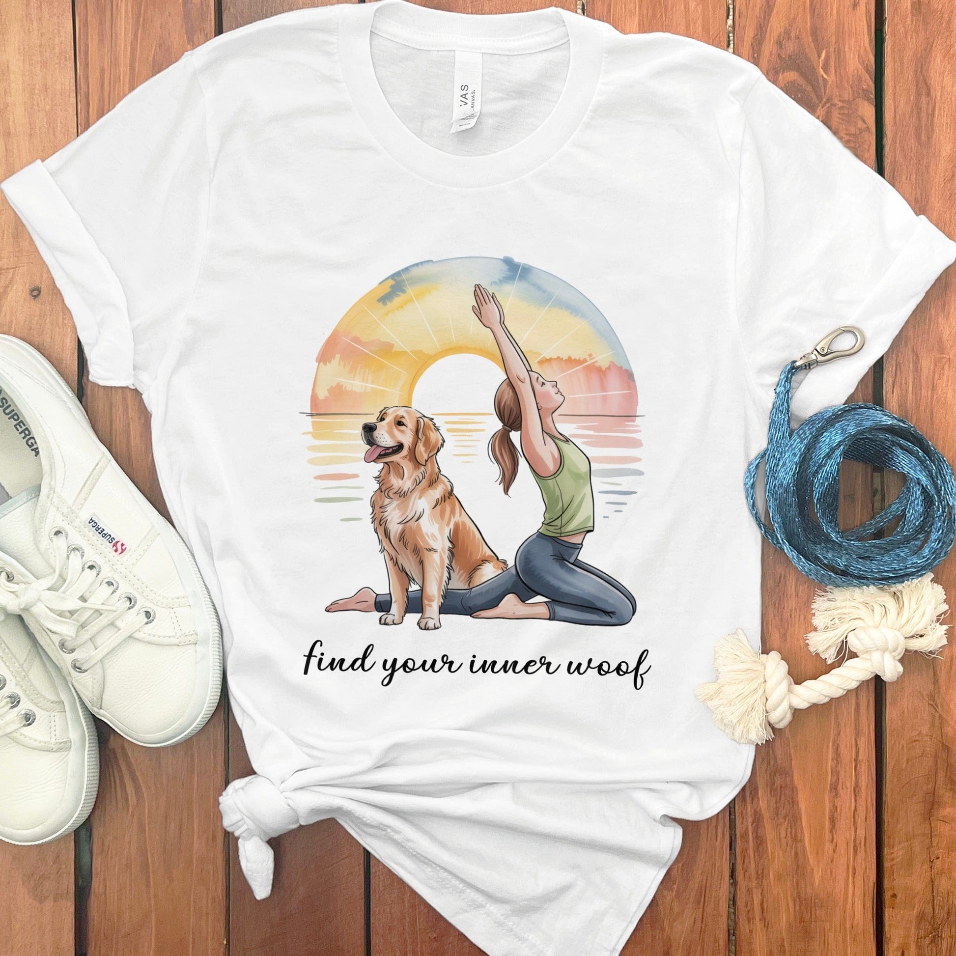 Find Your Inner Woof Yoga Dog Lover T-shirt product