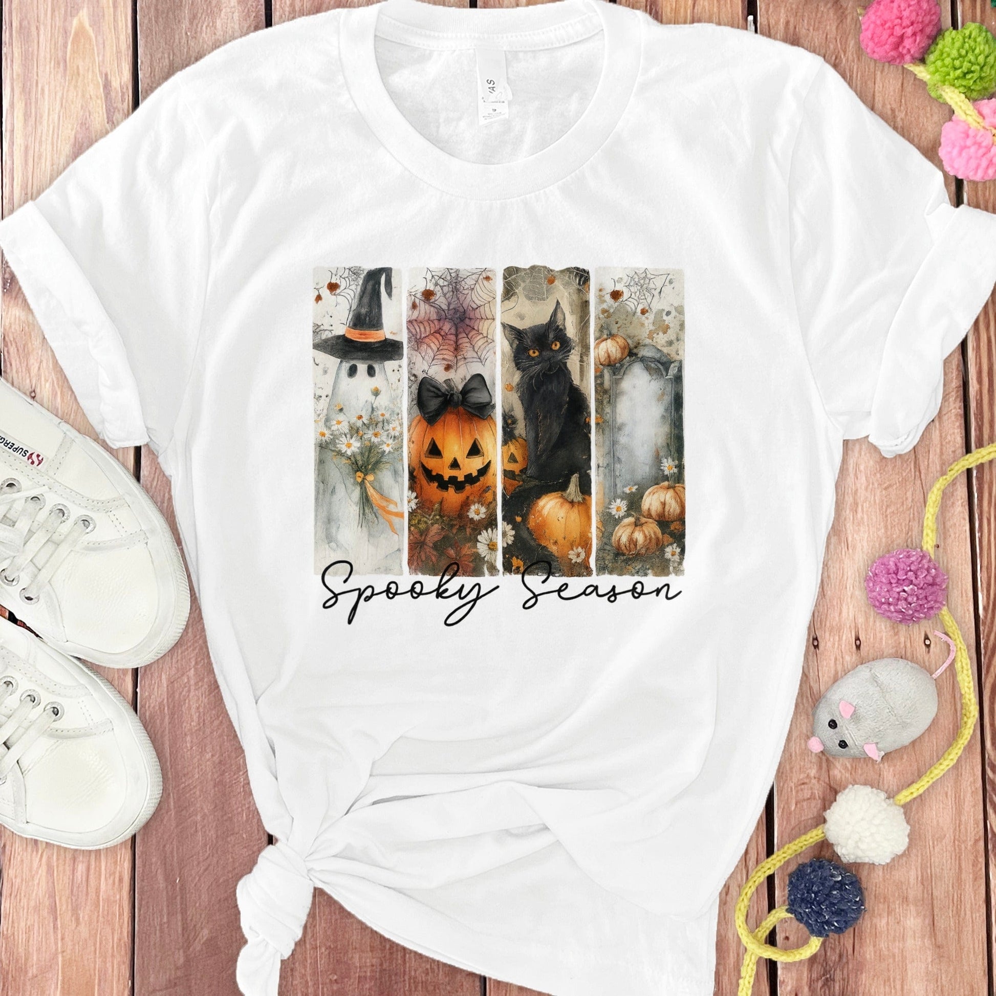 Spooky Season Halloween T-Shirt with Fun Print product