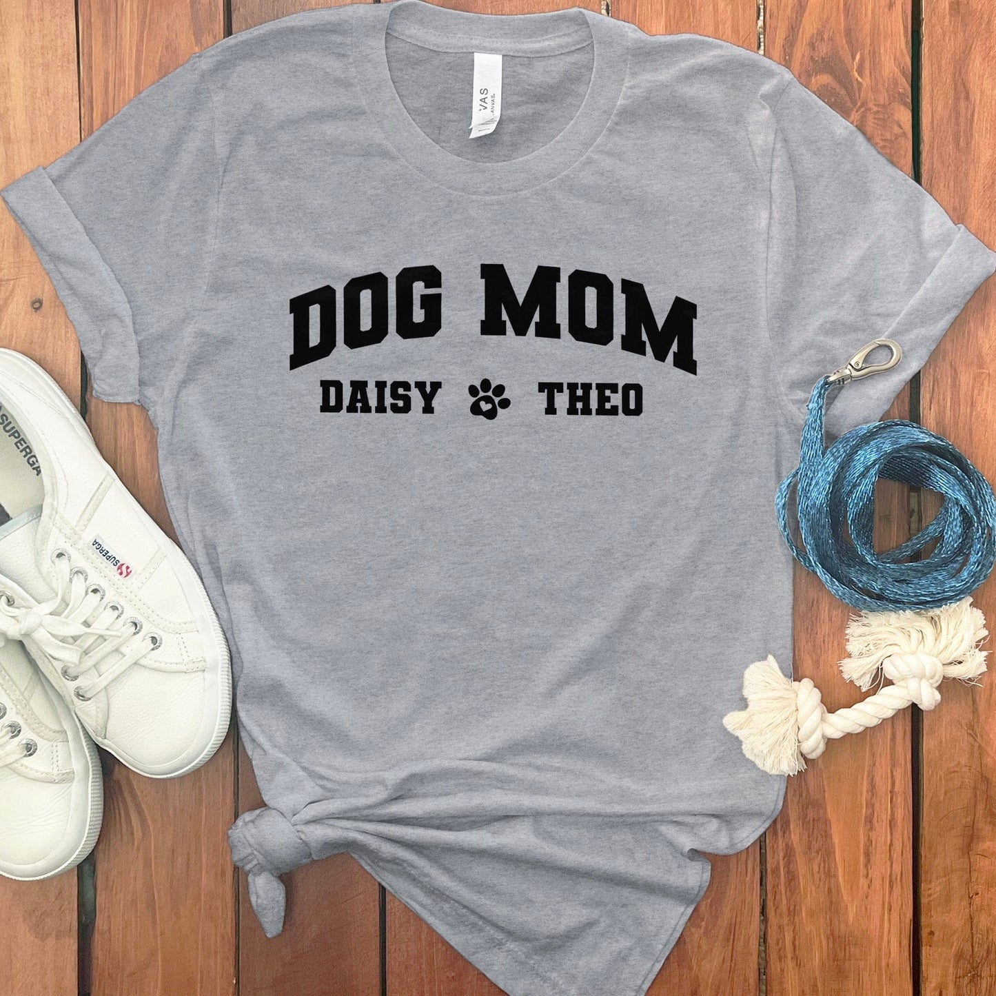Personalised Dog Mom Shirt with Custom Pet Names product