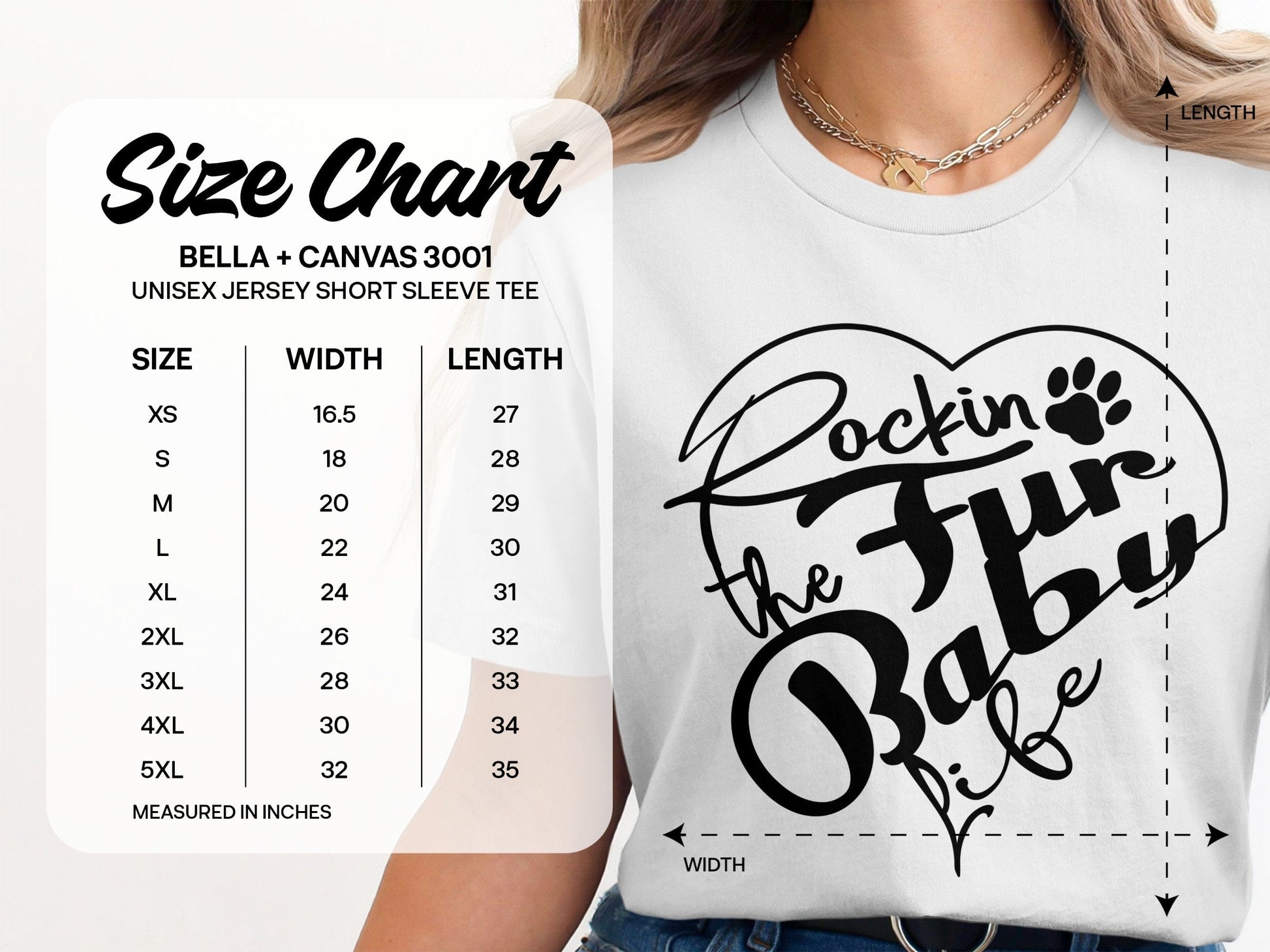 Rockin the Fur Baby Life Graphic Tee Shirt product