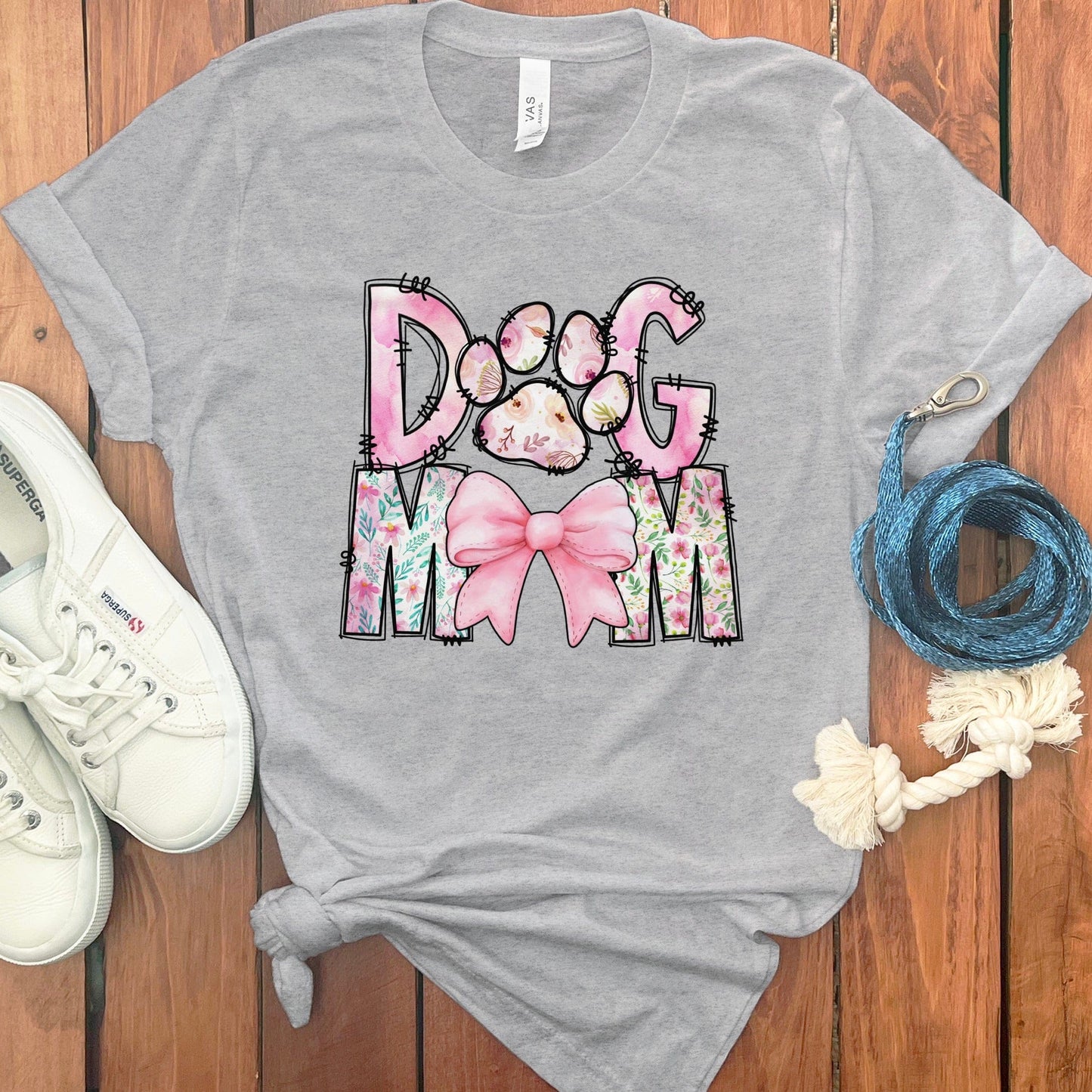 Cute Dog Mom Graphic Tee for Women Casual Shirt product type
