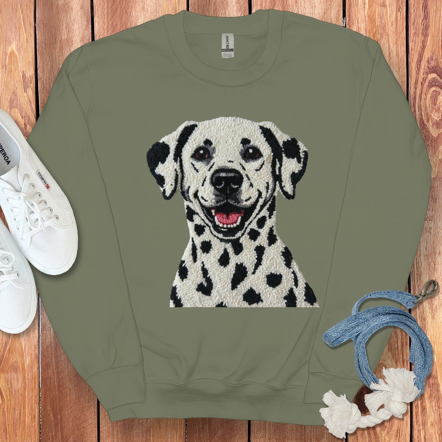 Dalmatian Dog Graphic Long Sleeve Shirt Product