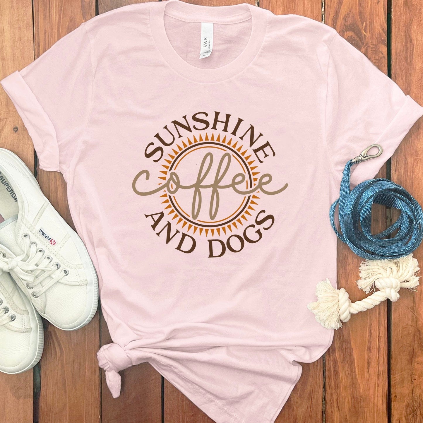 Sunshine Coffee And Dogs Graphic Tee product type