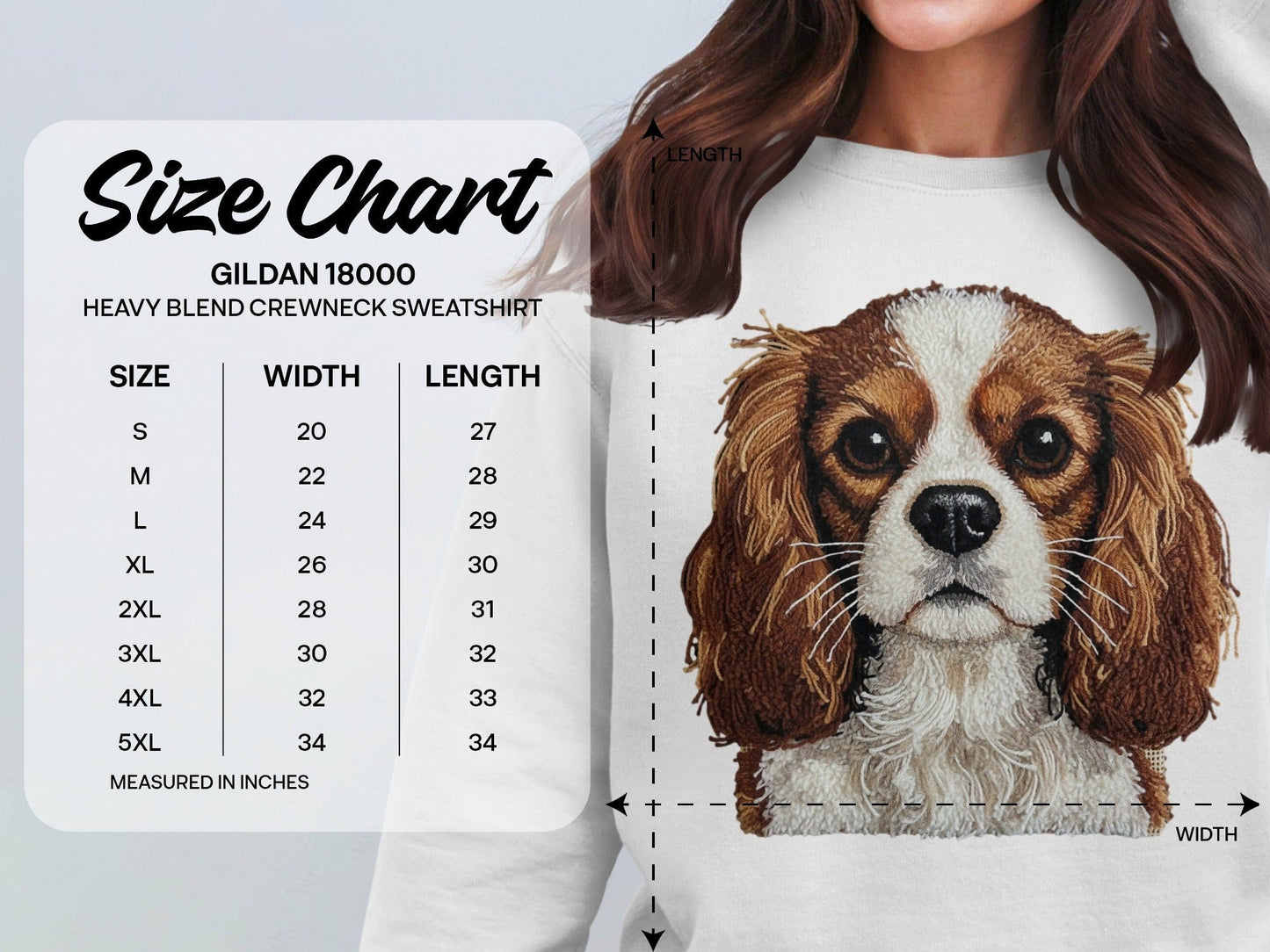 Cute Cavalier King Charles Spaniel Sweatshirt