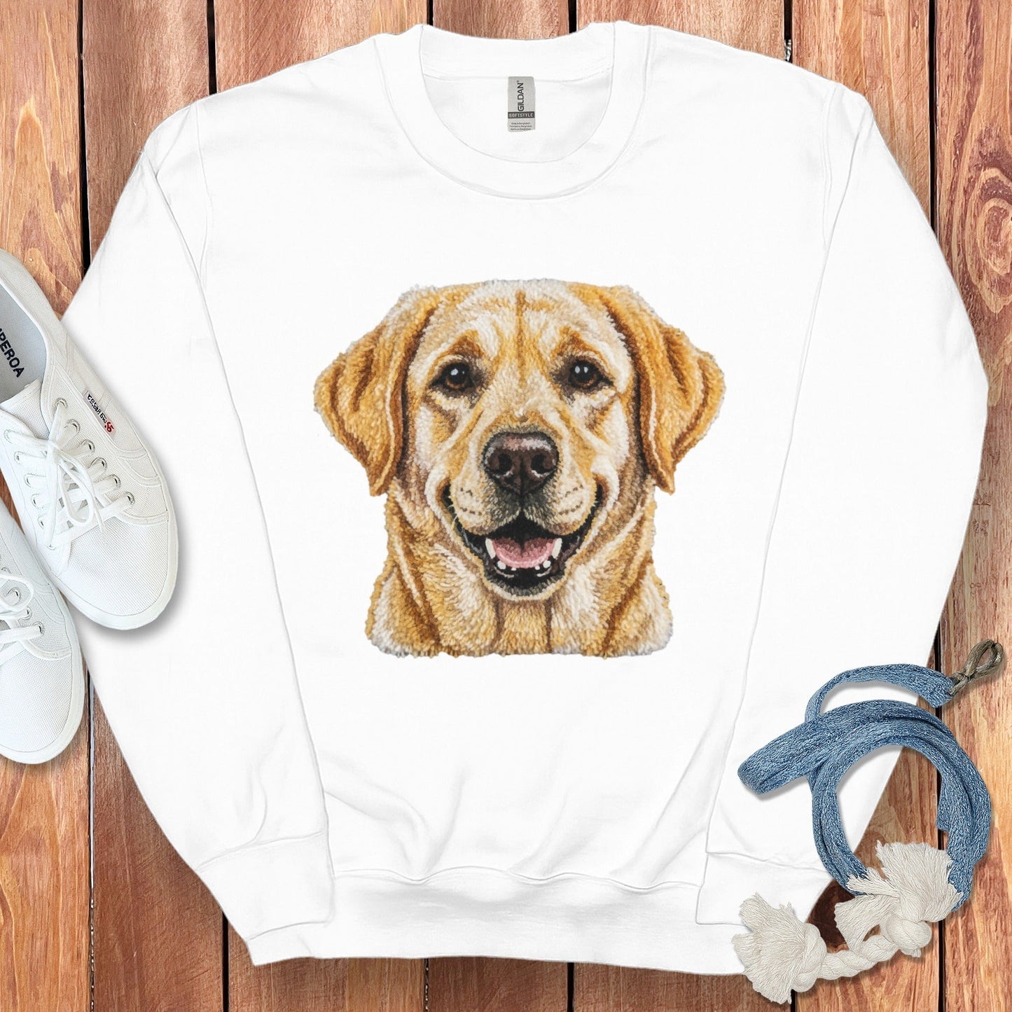 Realistic Labrador Dog Face Sweatshirt product