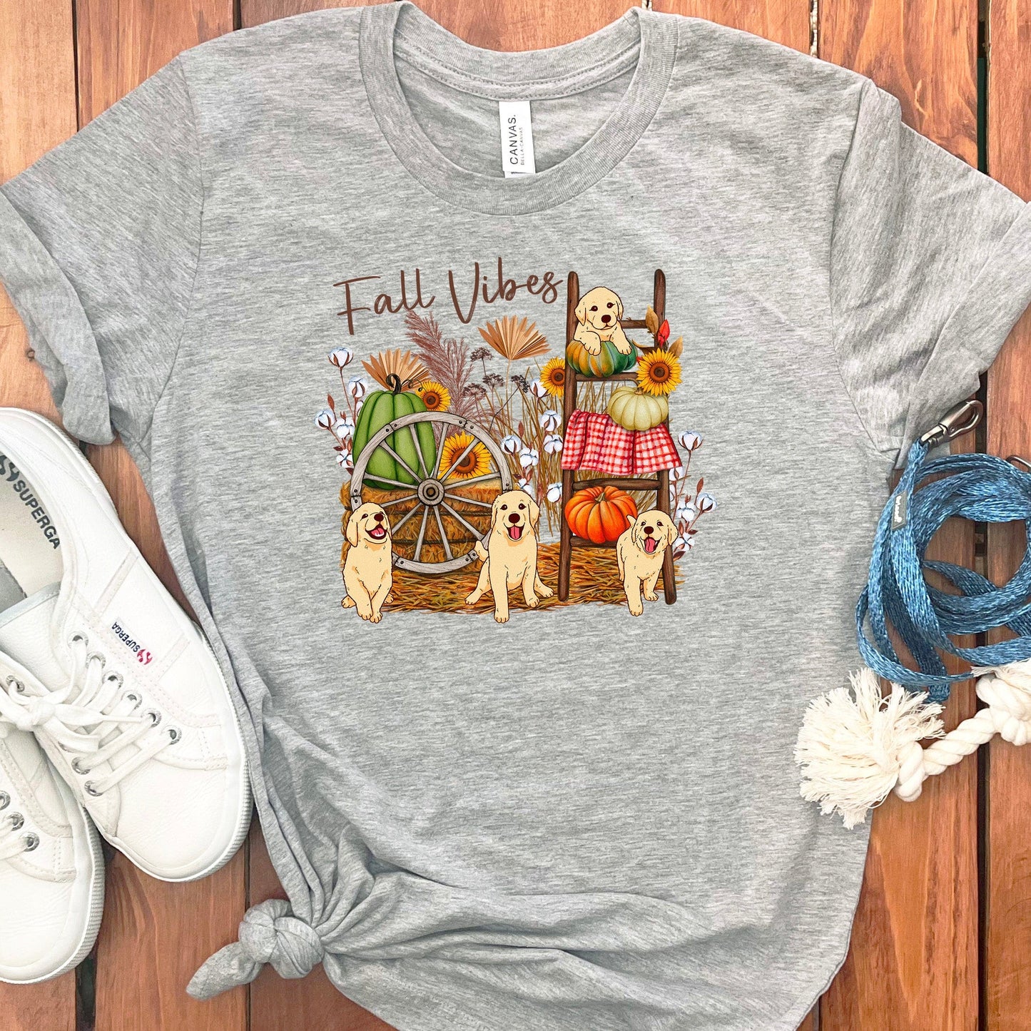 FALL RETRIEVER VIBES T-SHIRT