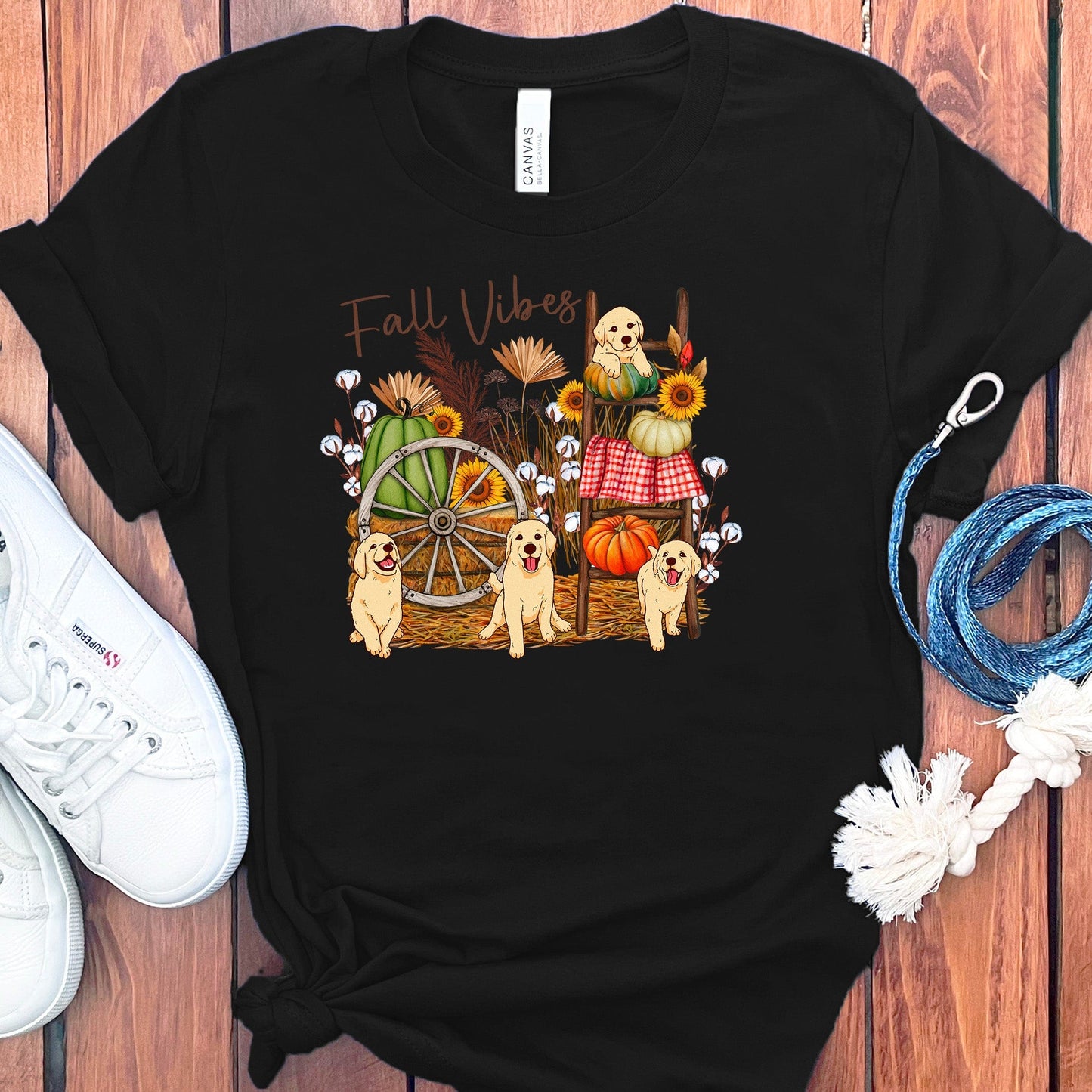 FALL RETRIEVER VIBES T-SHIRT