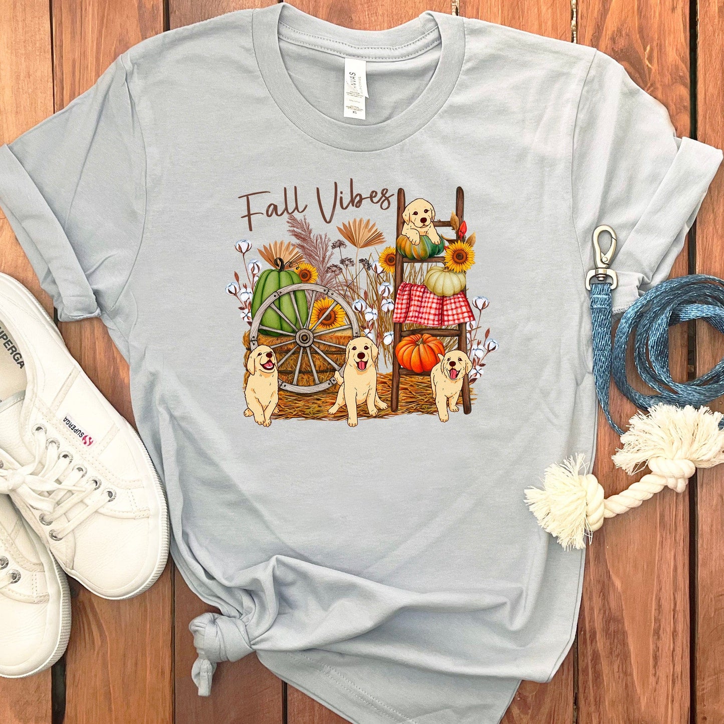 FALL RETRIEVER VIBES T-SHIRT