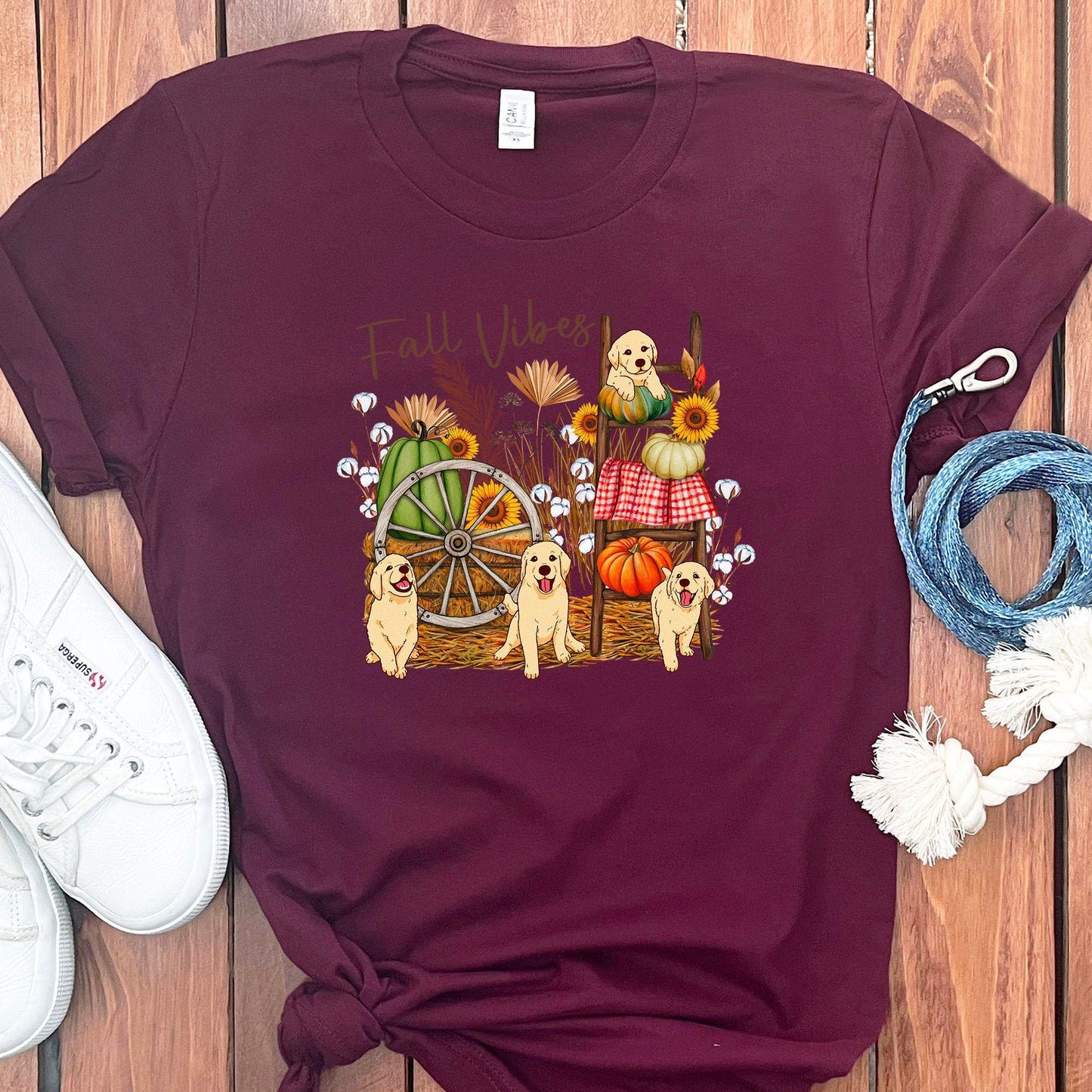 FALL RETRIEVER VIBES T-SHIRT