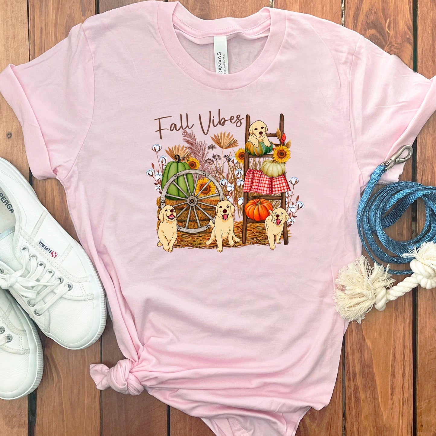 FALL RETRIEVER VIBES T-SHIRT