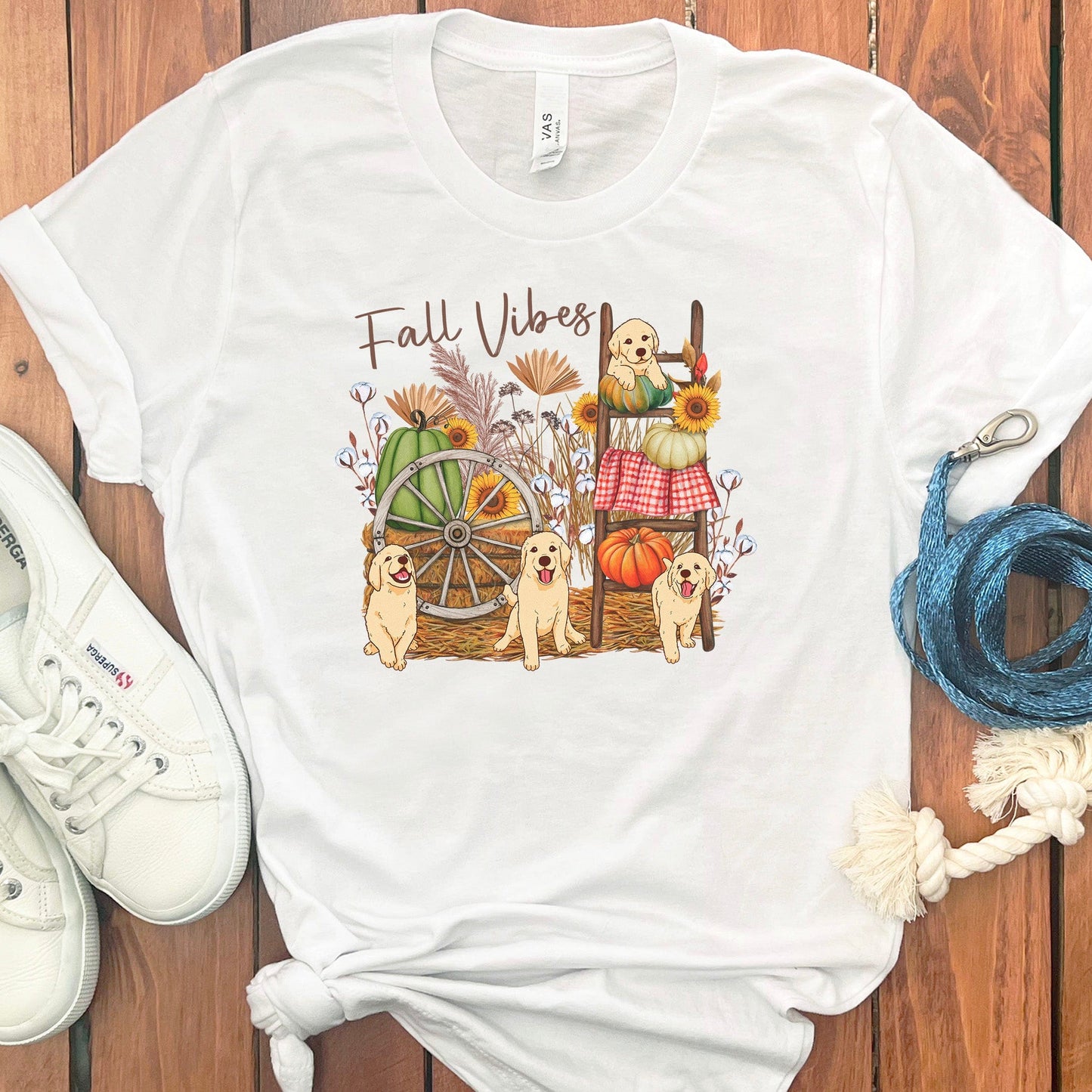 FALL RETRIEVER VIBES T-SHIRT