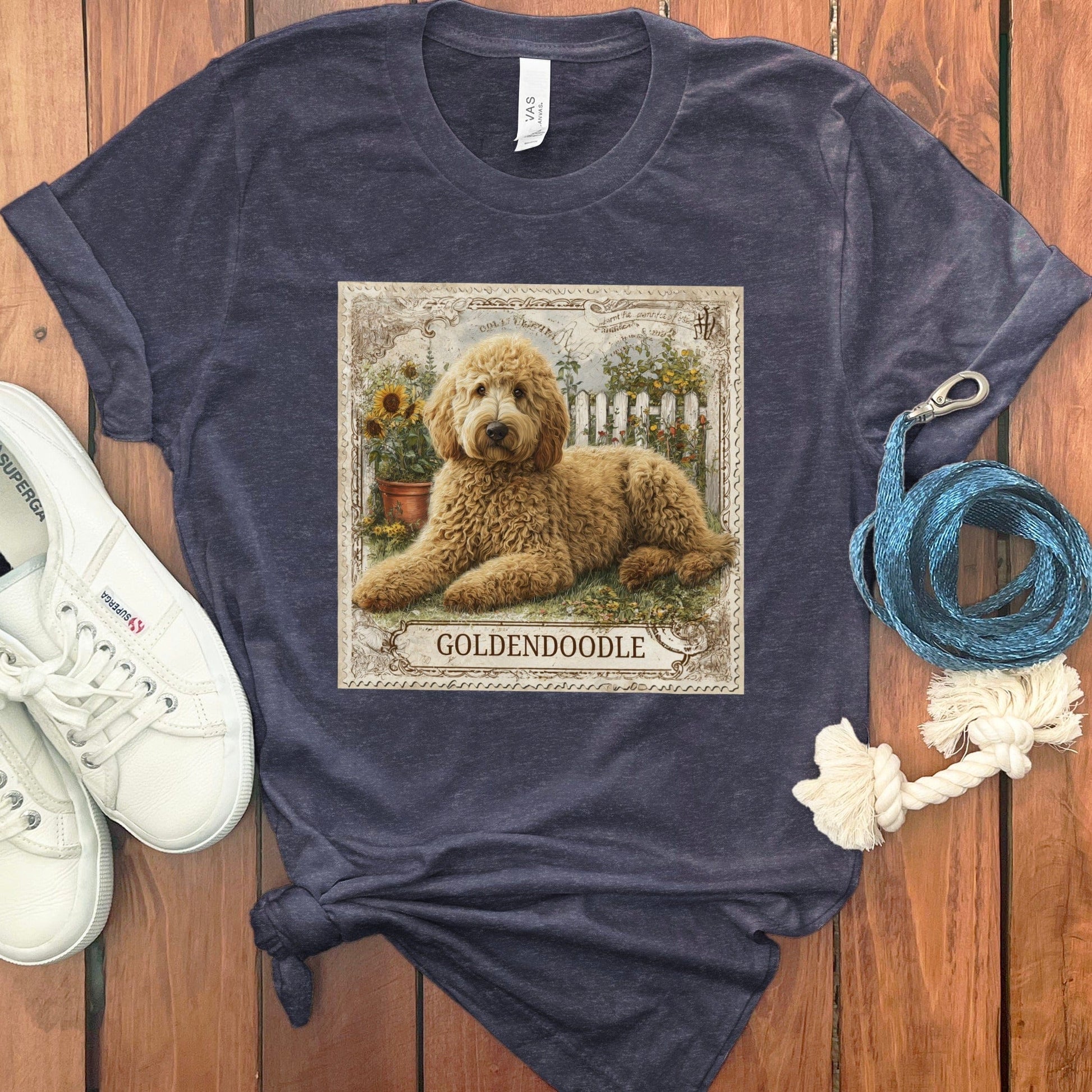 Goldendoodle Picture on Graphic T-Shirt product type