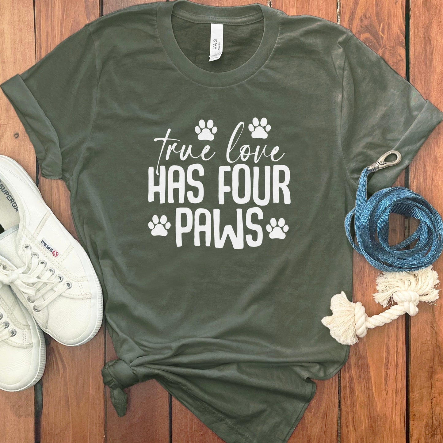 True Love Has Four Paws Graphic T-shirt product