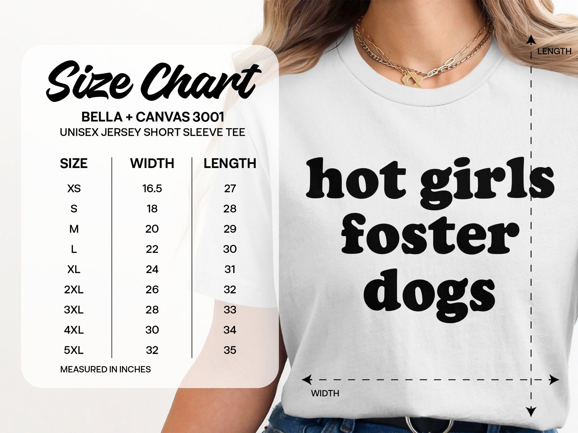 Hot Girls Foster Dogs Statement T-shirt product type