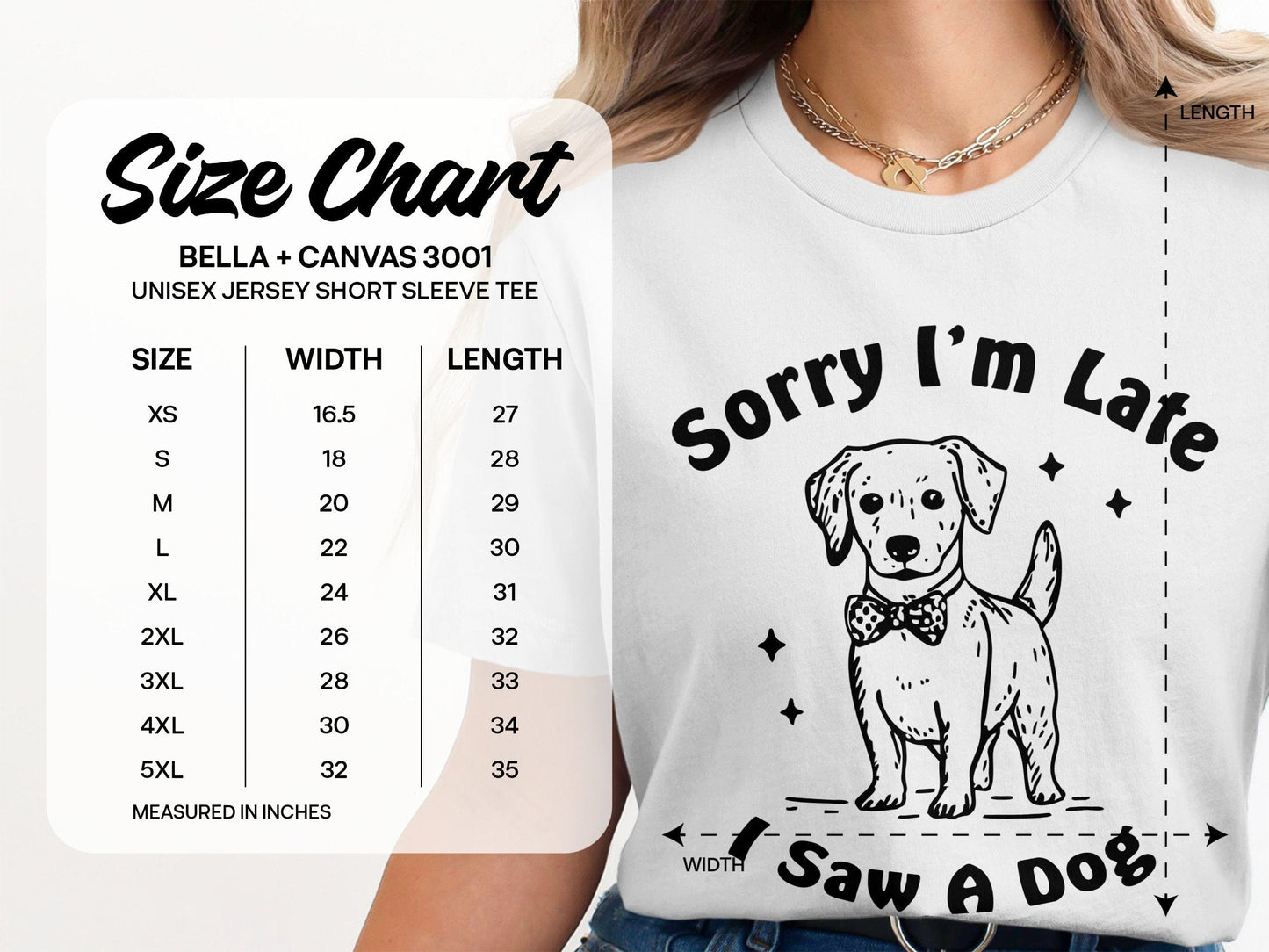 Sorry I'm Late I Saw A Dog Unisex Short Sleeve Tee product type