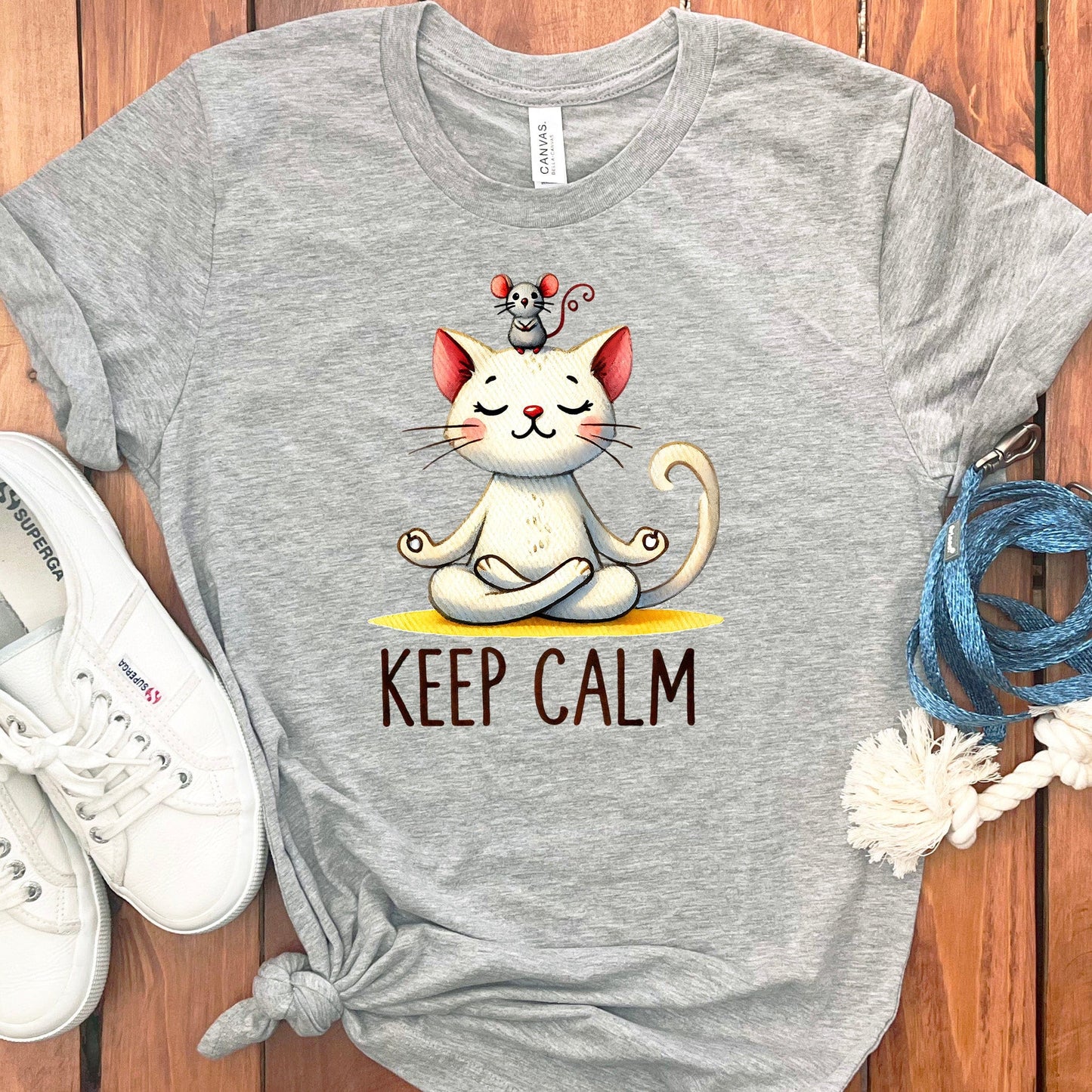 KEEP CALM CAT T-SHIRT