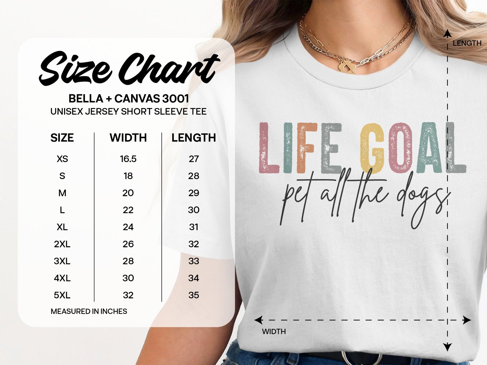 Life Goal Pet All The Dogs Unisex Tee product type