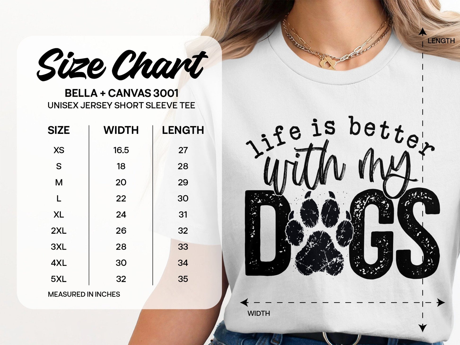 Life is better with my dogs Unisex Short Sleeve Tee product