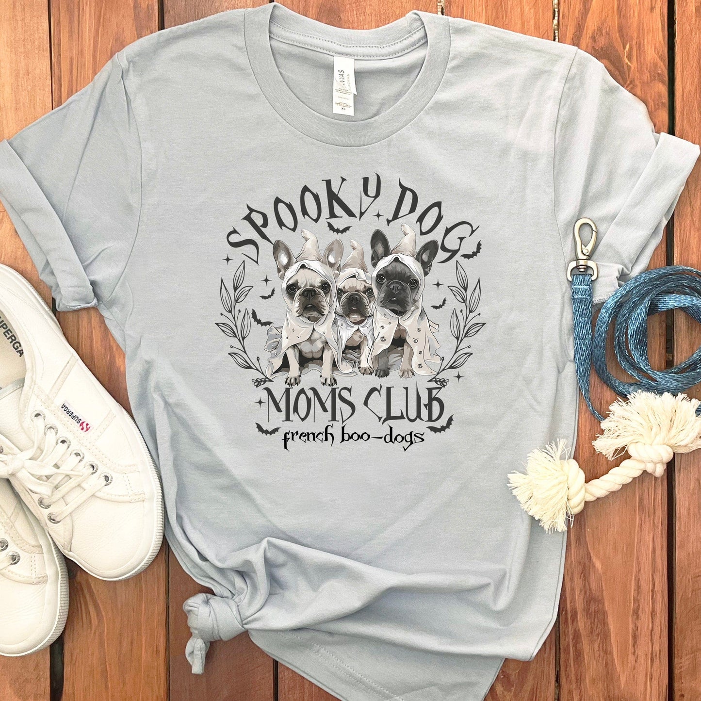 SPOOKY FRENCH BULL DOG T-SHIRT