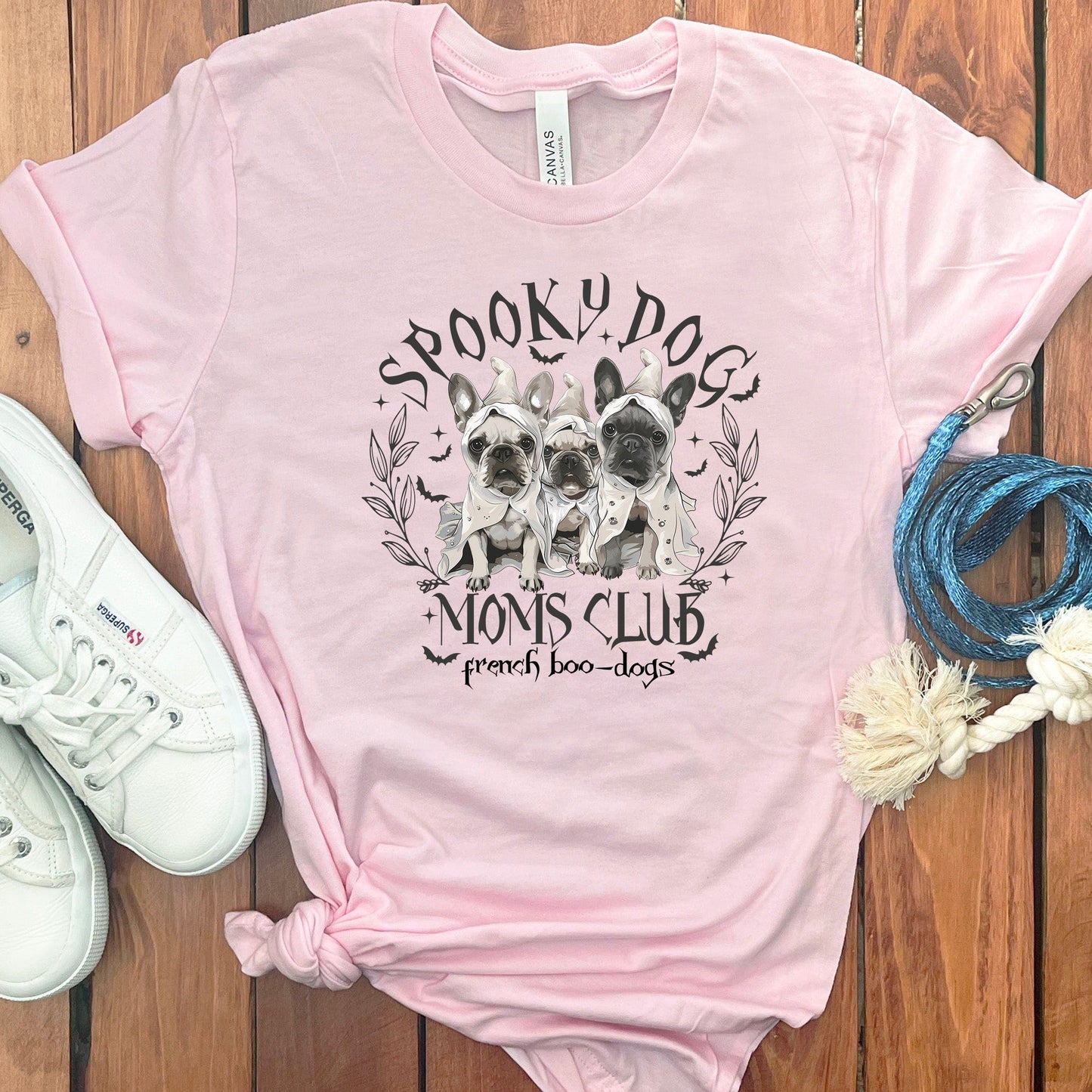 SPOOKY FRENCH BULL DOG T-SHIRT