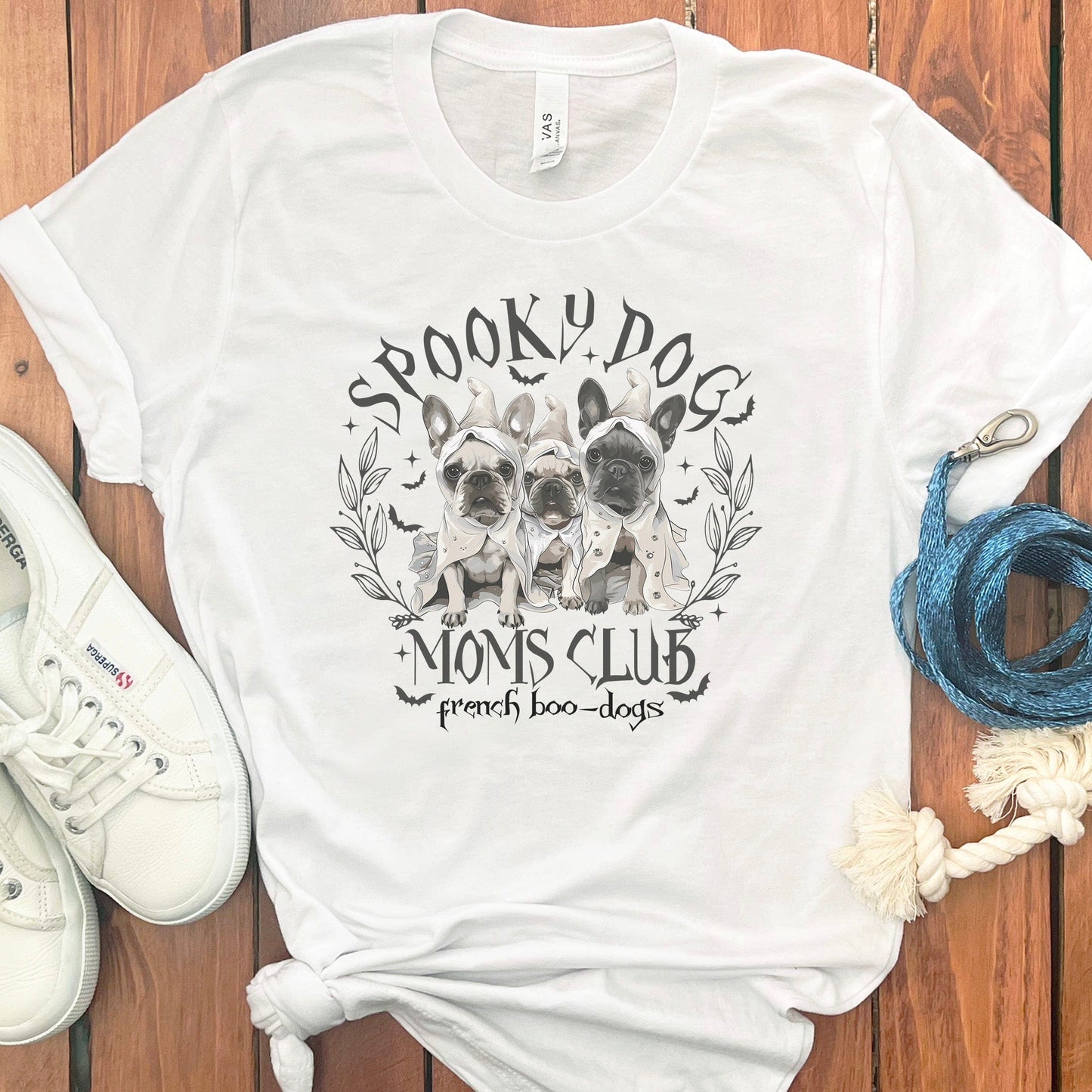 SPOOKY FRENCH BULL DOG T-SHIRT