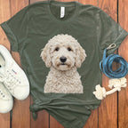 Adorable Dog Graphic Tee with Casual Style