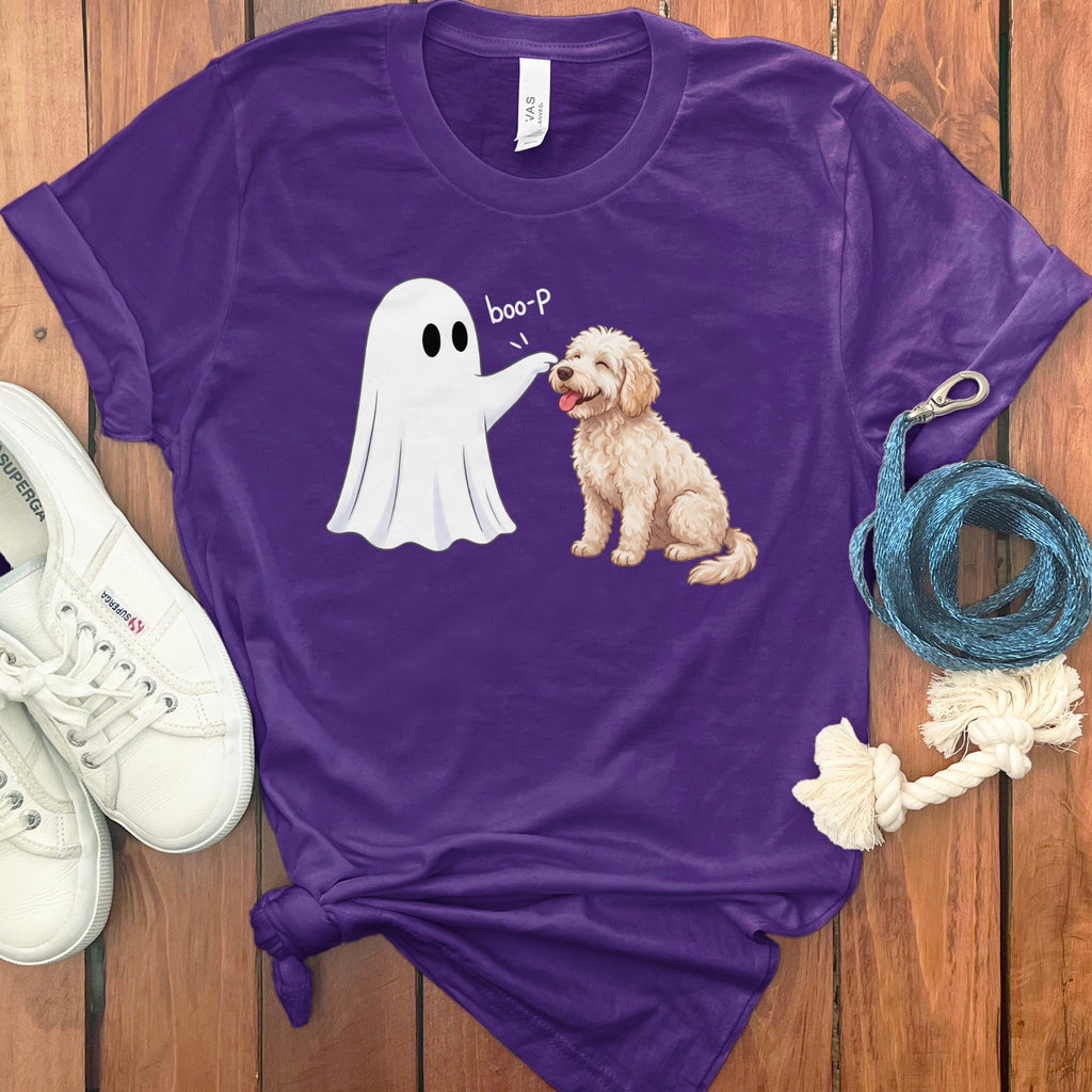 Cream Goldendoodle Ghost Boop T-Shirt in by Puppy Jo