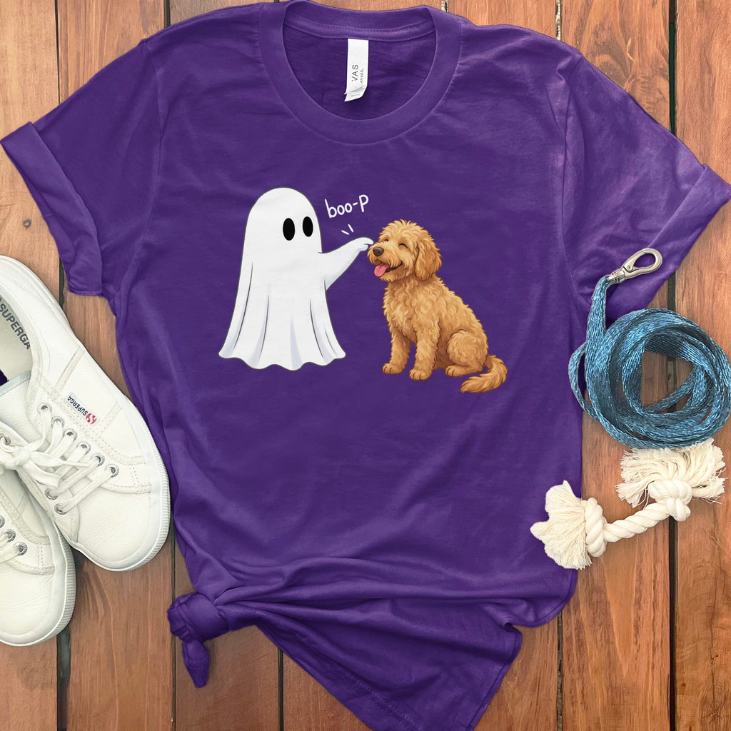 Apricot Goldendoodle Ghost Boop T-Shirt in by Puppy Jo
