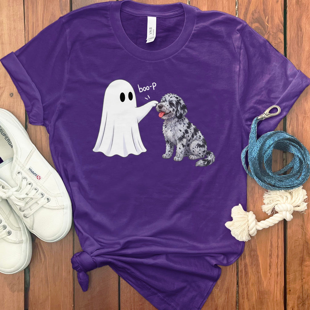 Merle Goldendoodle Ghost Boop T-Shirt in by Puppy Jo