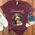 Bernedoodle Mom Graphic Tee for Dog Lovers