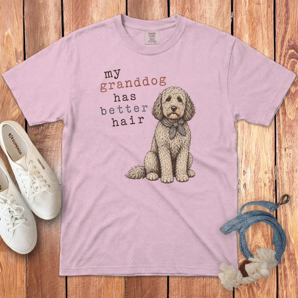 Doodle Better Hair Signature T-Shirt in Blossom / S by Puppy Jo