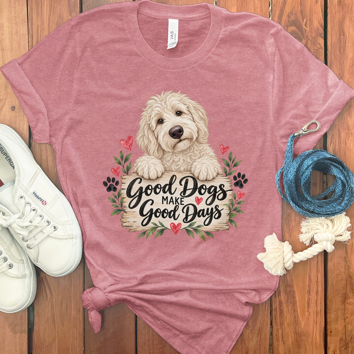 Cream Goldendoodle Good Days T-Shirt