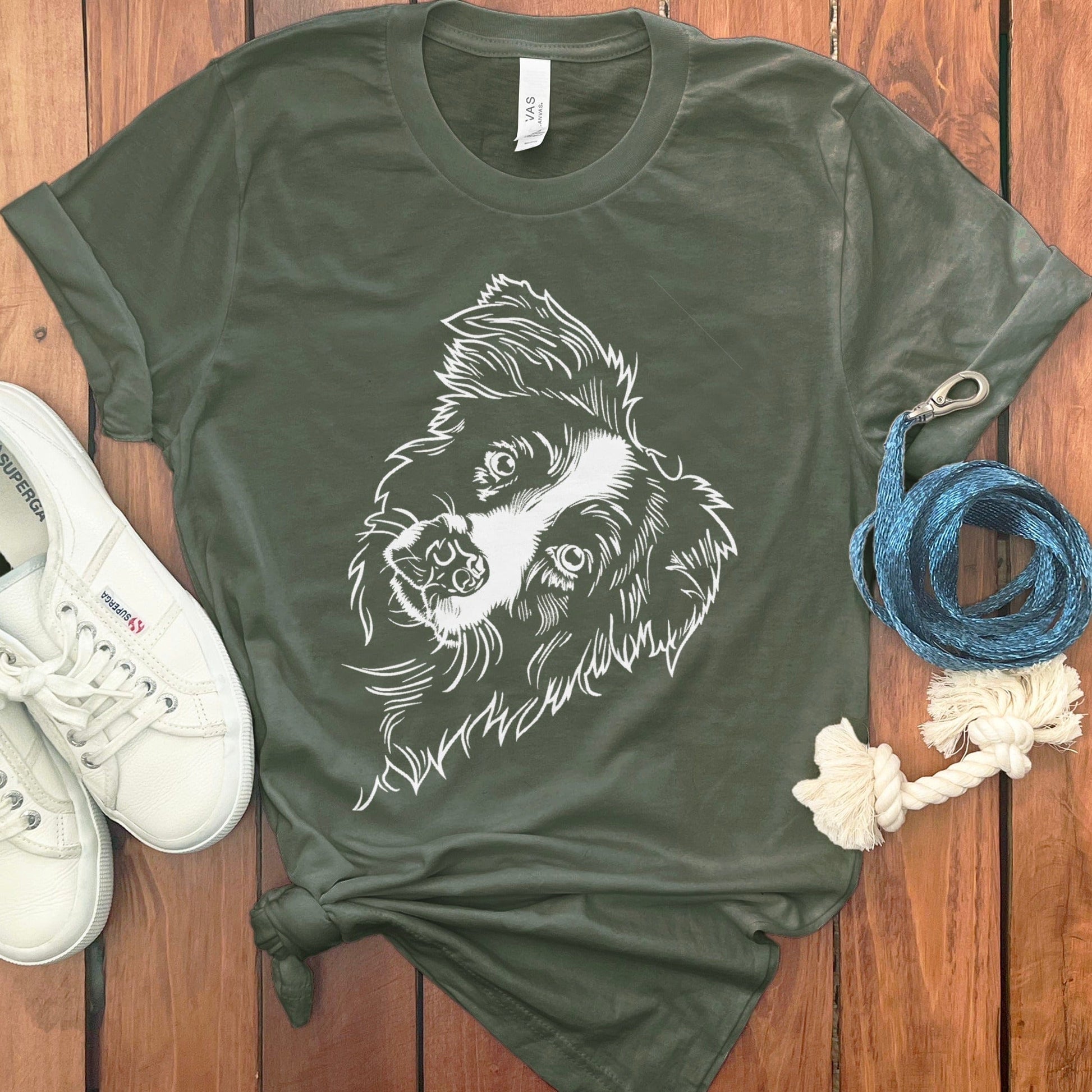 Adorable Pet Illustration on Casual Wear product type