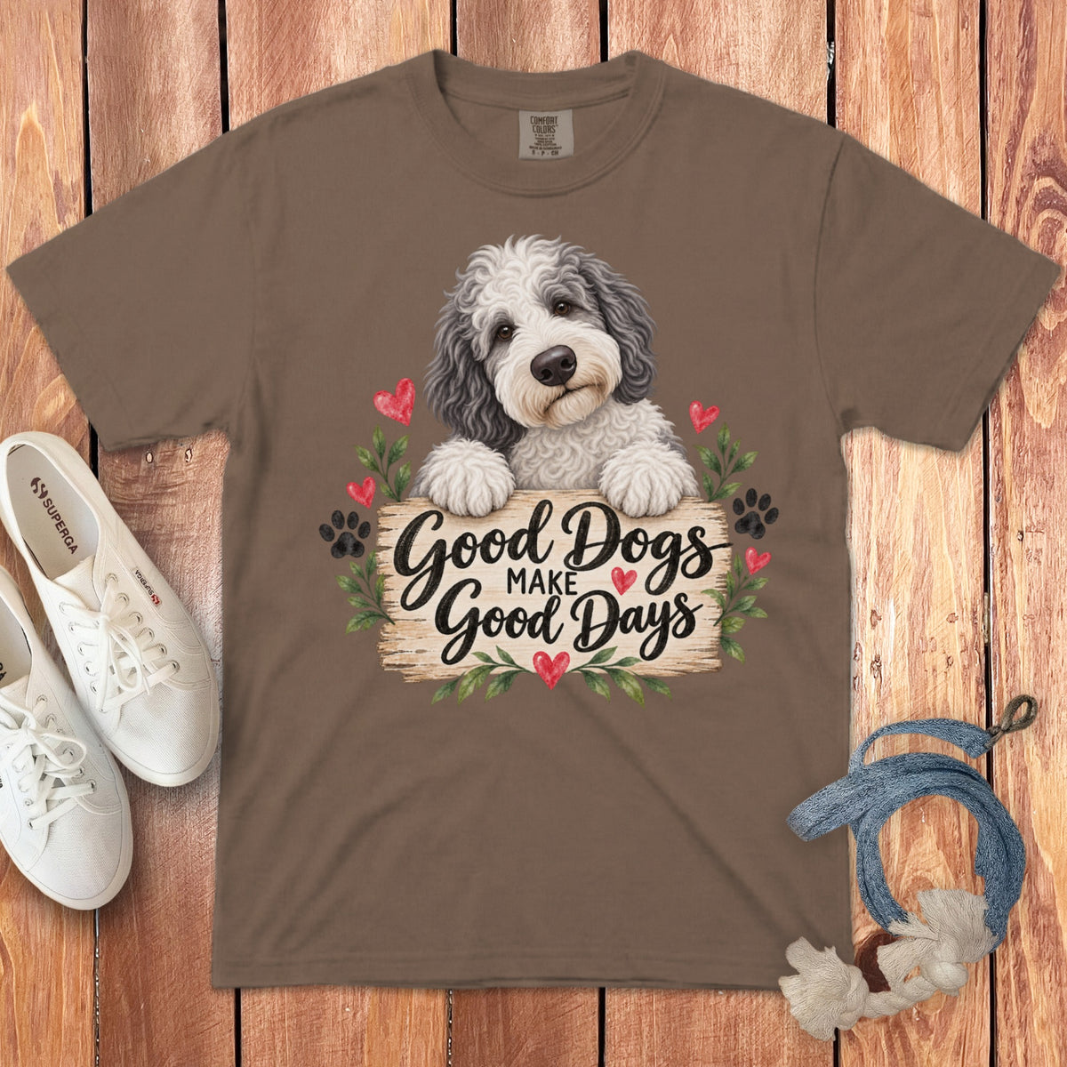 Sheepadoodle Good Days Signature T-Shirt
